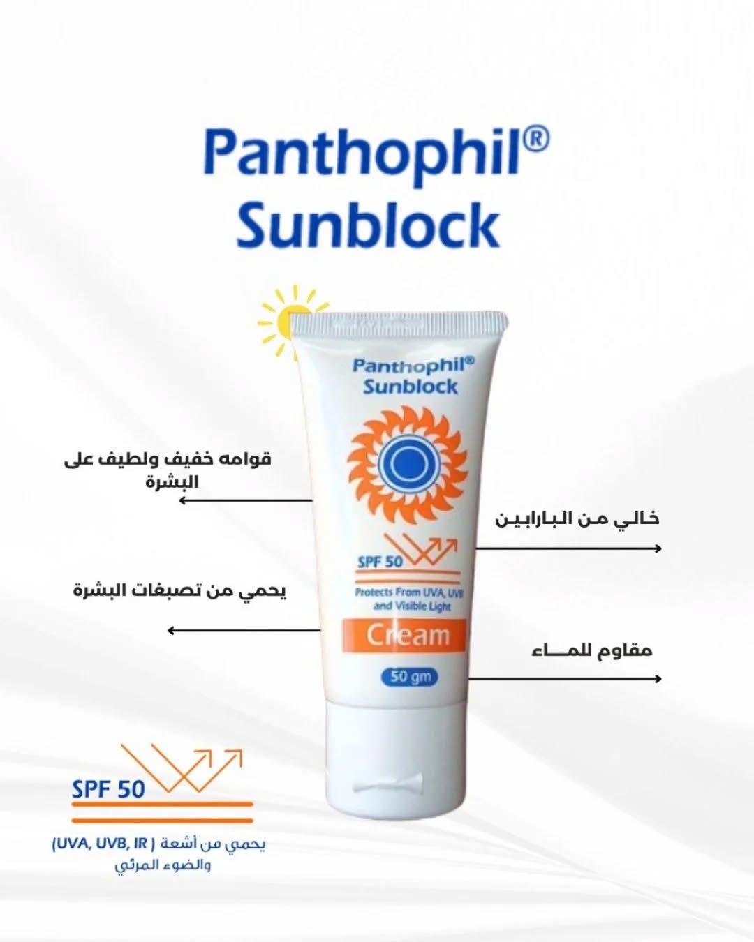panthophil.skin Facebook ad: بانثوفيل واقي شمس
