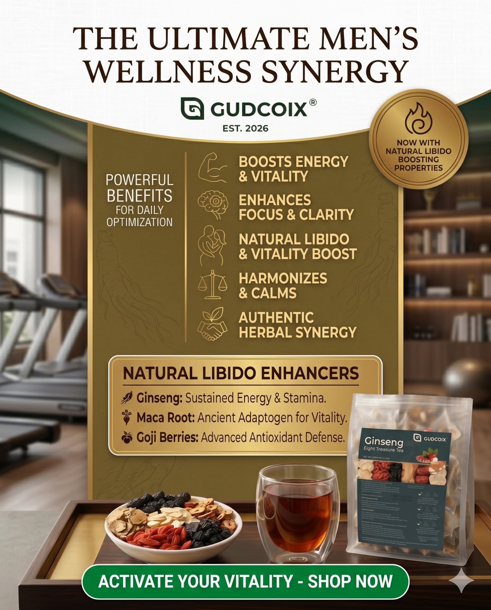 Azubuike Facebook ad: GINSENG FIVE TEA GH, Ecommerce store