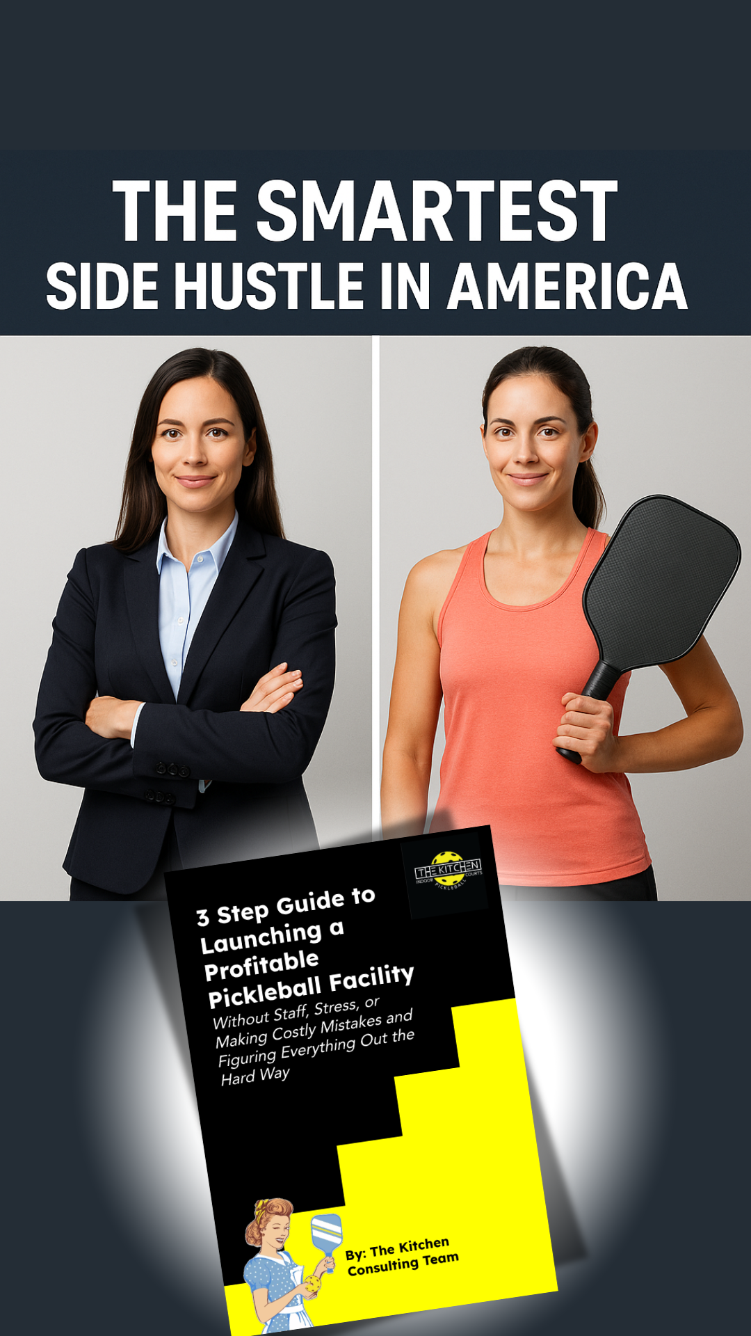 The Kitchen - Indoor Pickleball Courts Facebook ad