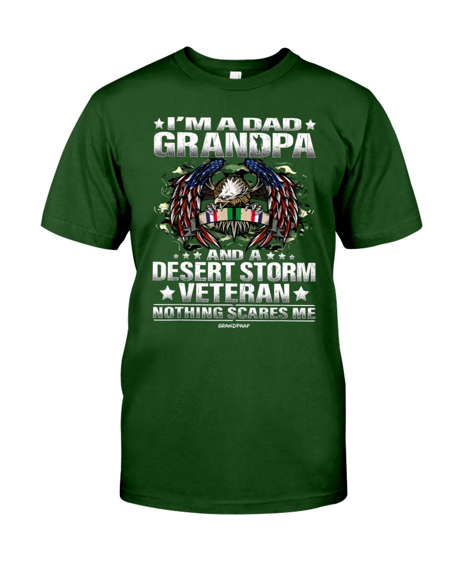 Grandpa Glory Shirts - Grandpaaf.com Facebook ad: Grandpa Veteran - I'm a Dad Grandpa and Desert Storm…