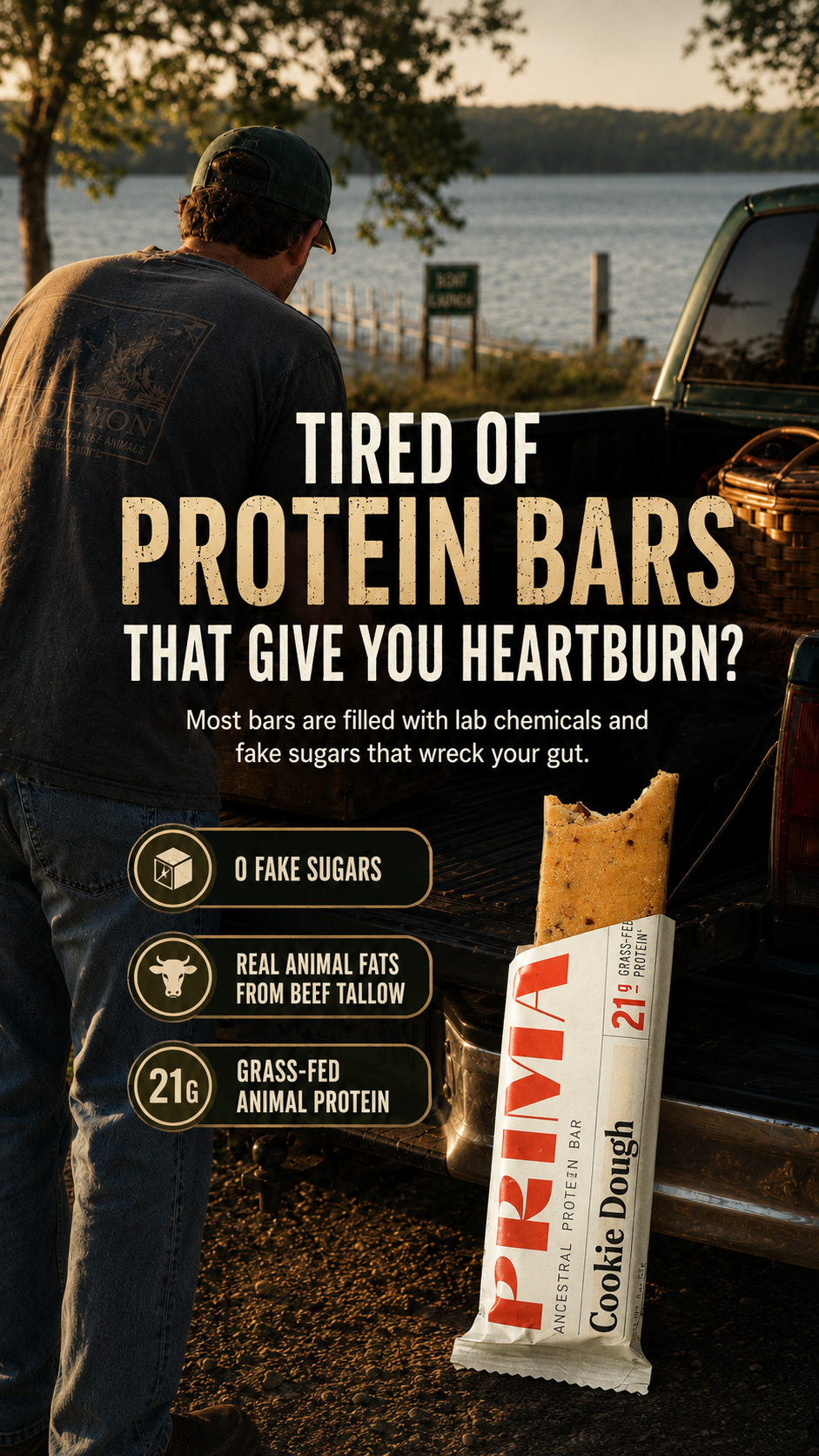 PRIMA Facebook ad: Real Protein from Real Food
