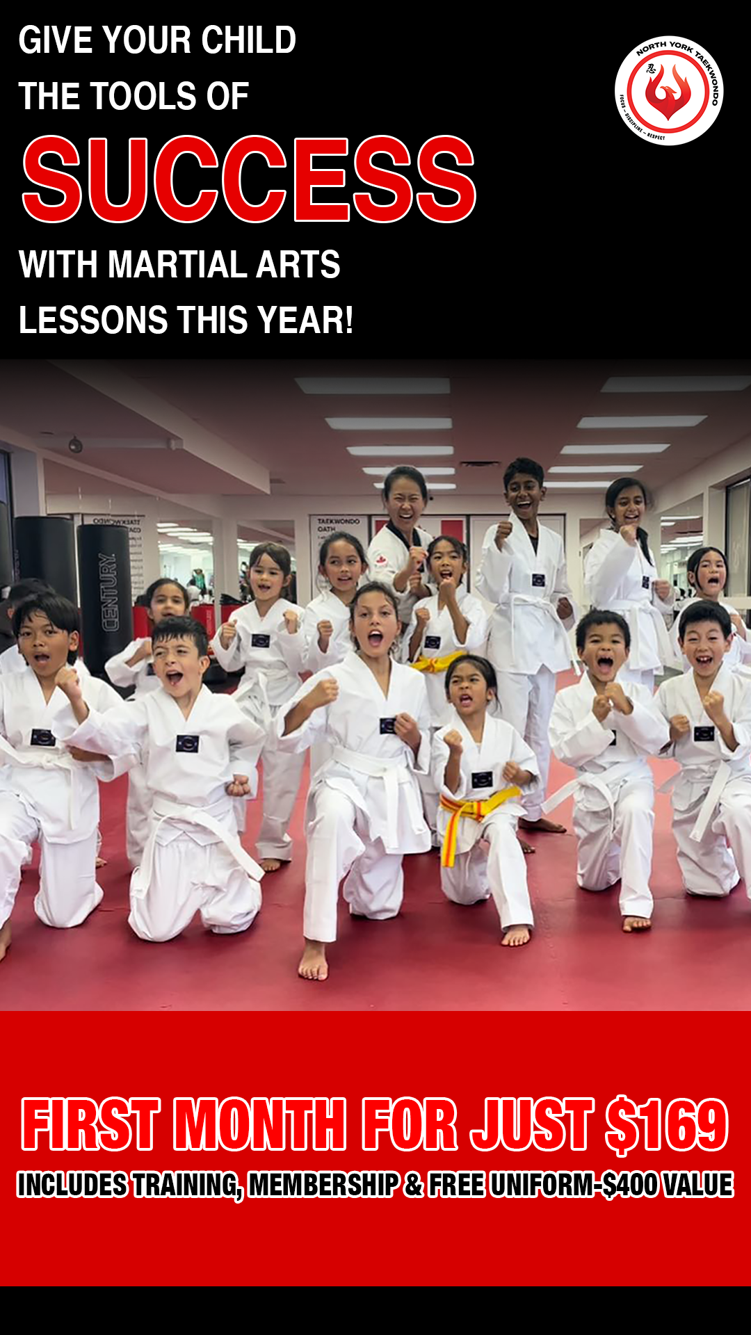North York Taekwondo Facebook ad