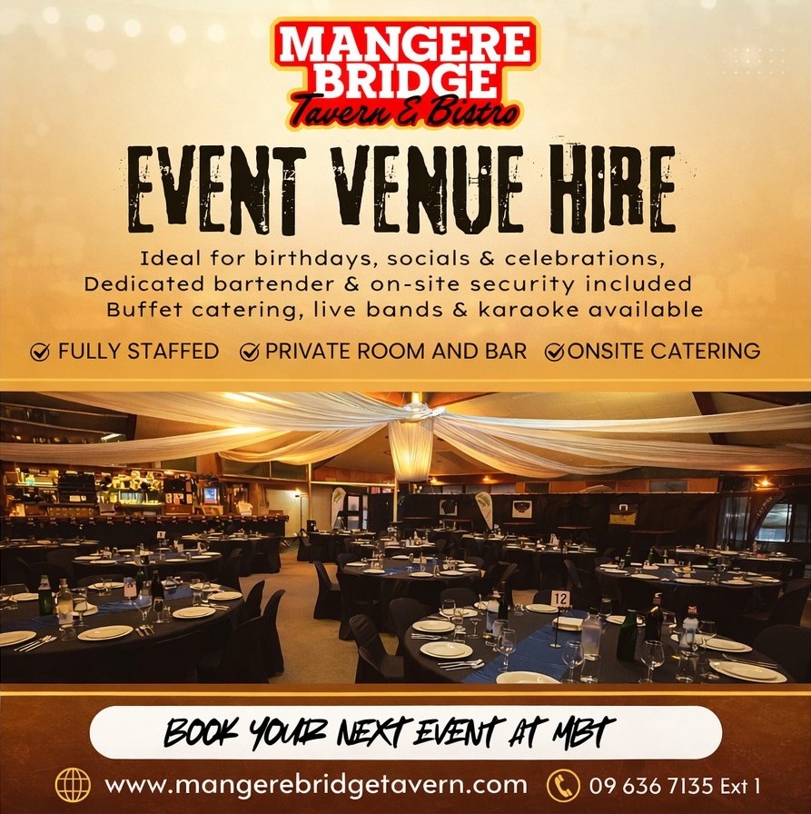 Mangere Bridge Tavern Facebook ad