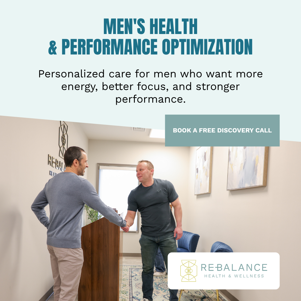 Re-Balance Health & Wellness Facebook ad: Perform Better. Feel Better.