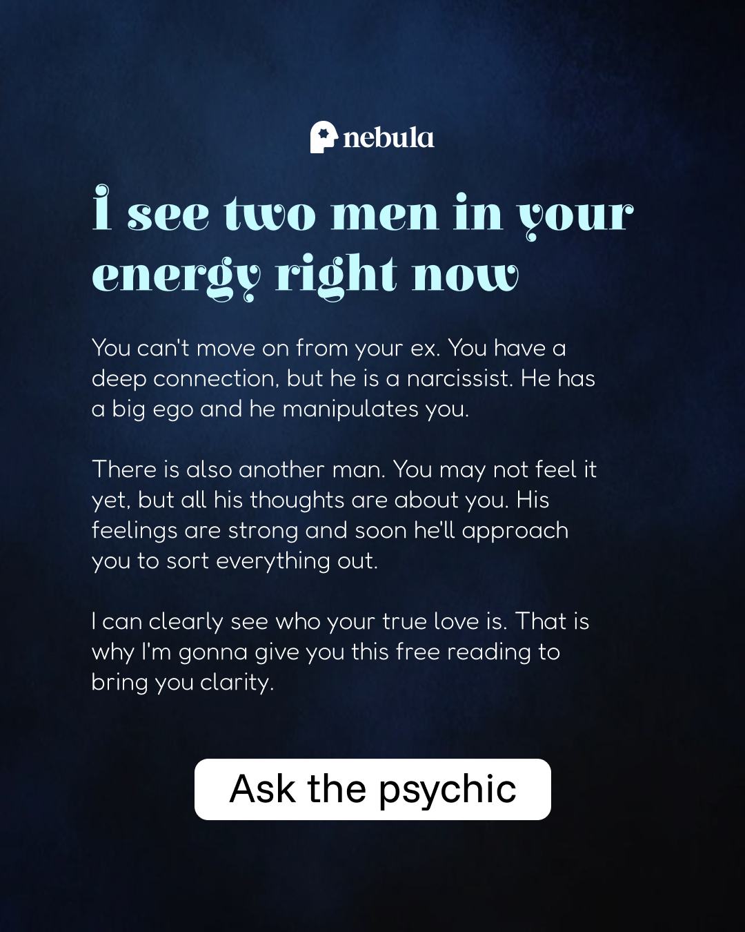 Your Relationship Advisor Facebook ad