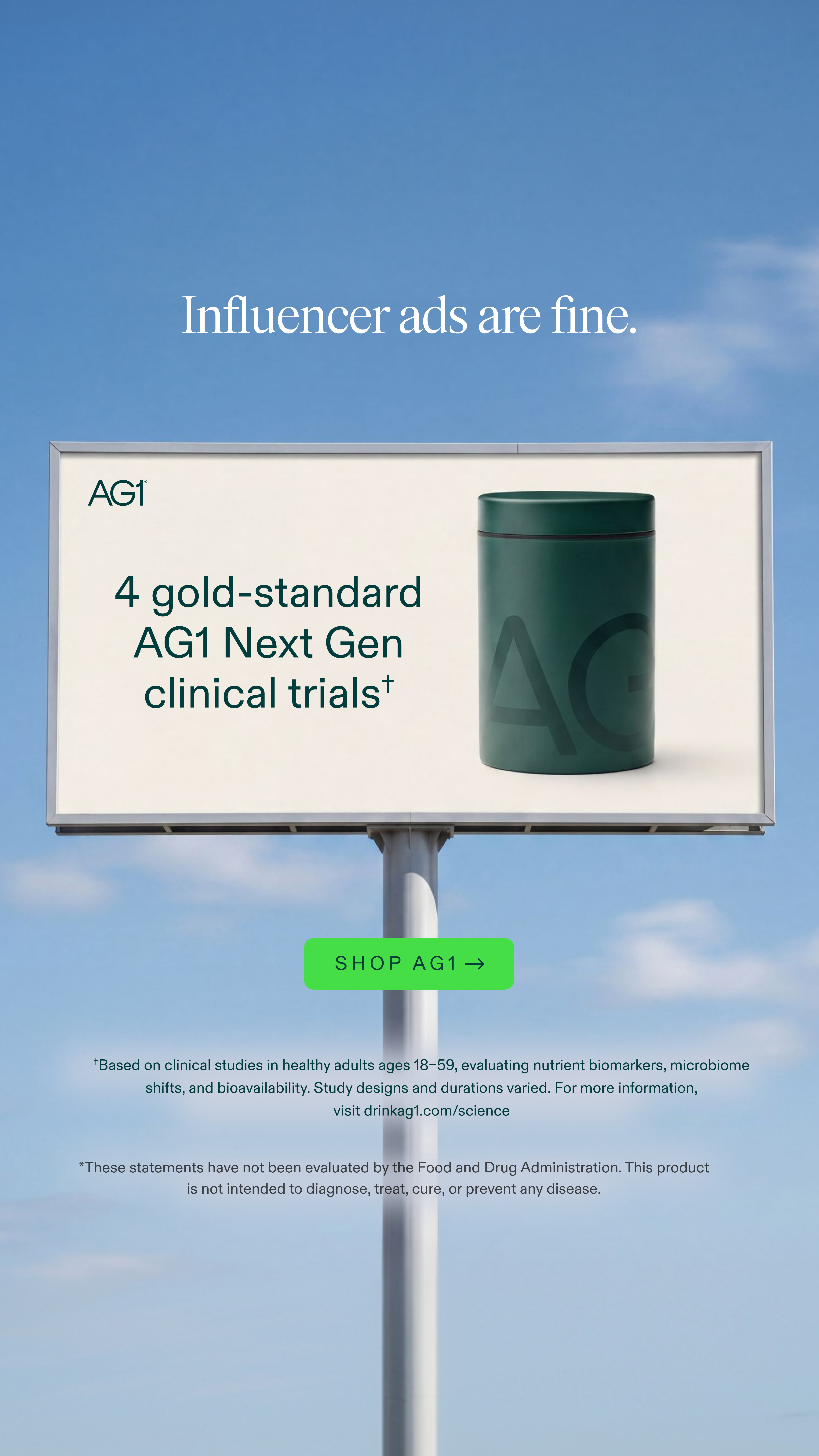 AG1 by Athletic Greens Facebook ad