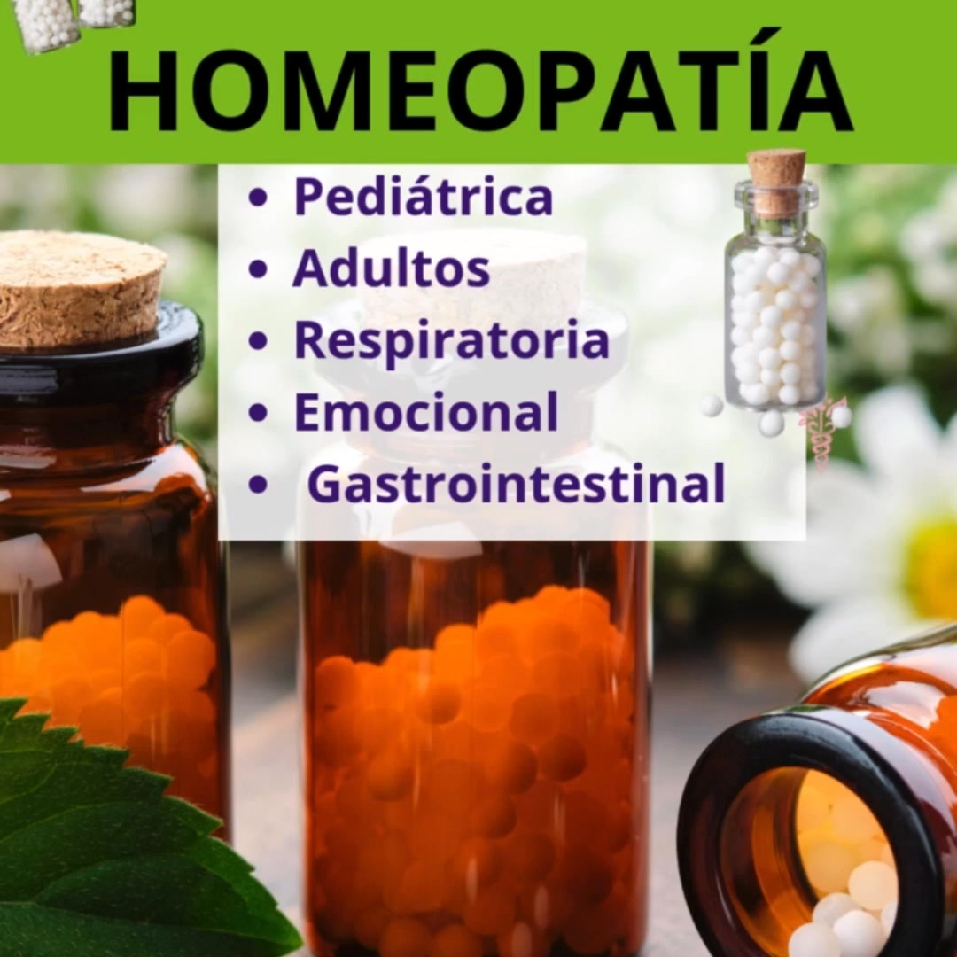 Homeopatรญa Dra. Contreras Facebook ad from Nov 7, 2025