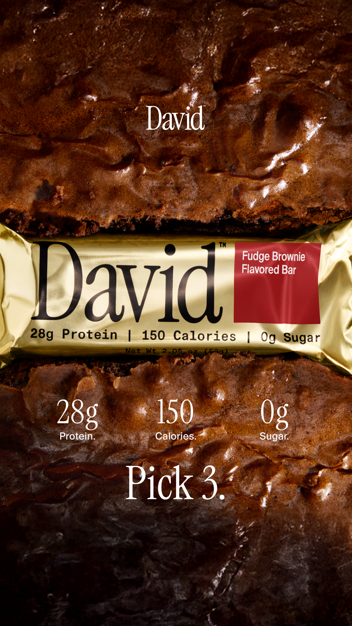 David Protein Facebook ad