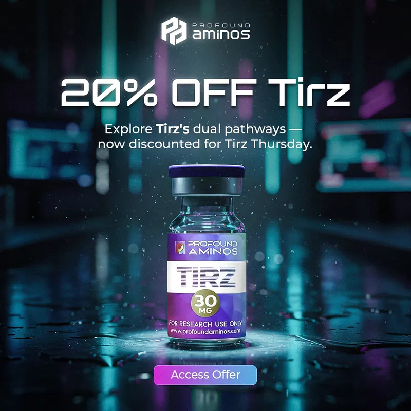 Profound Aminos Store Facebook ad