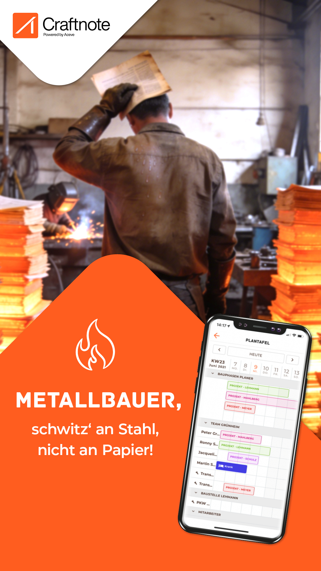 Craftnote - App für Handwerker Facebook ad