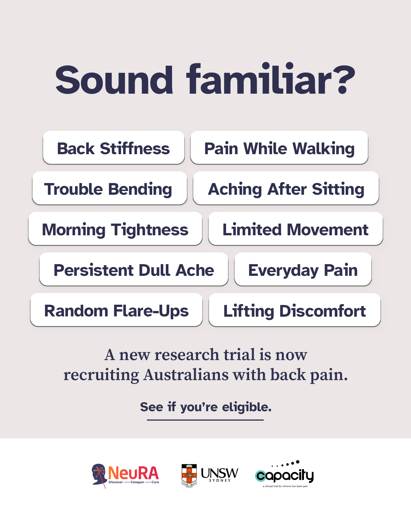 NeuRA - Neuroscience Research Australia Facebook ad