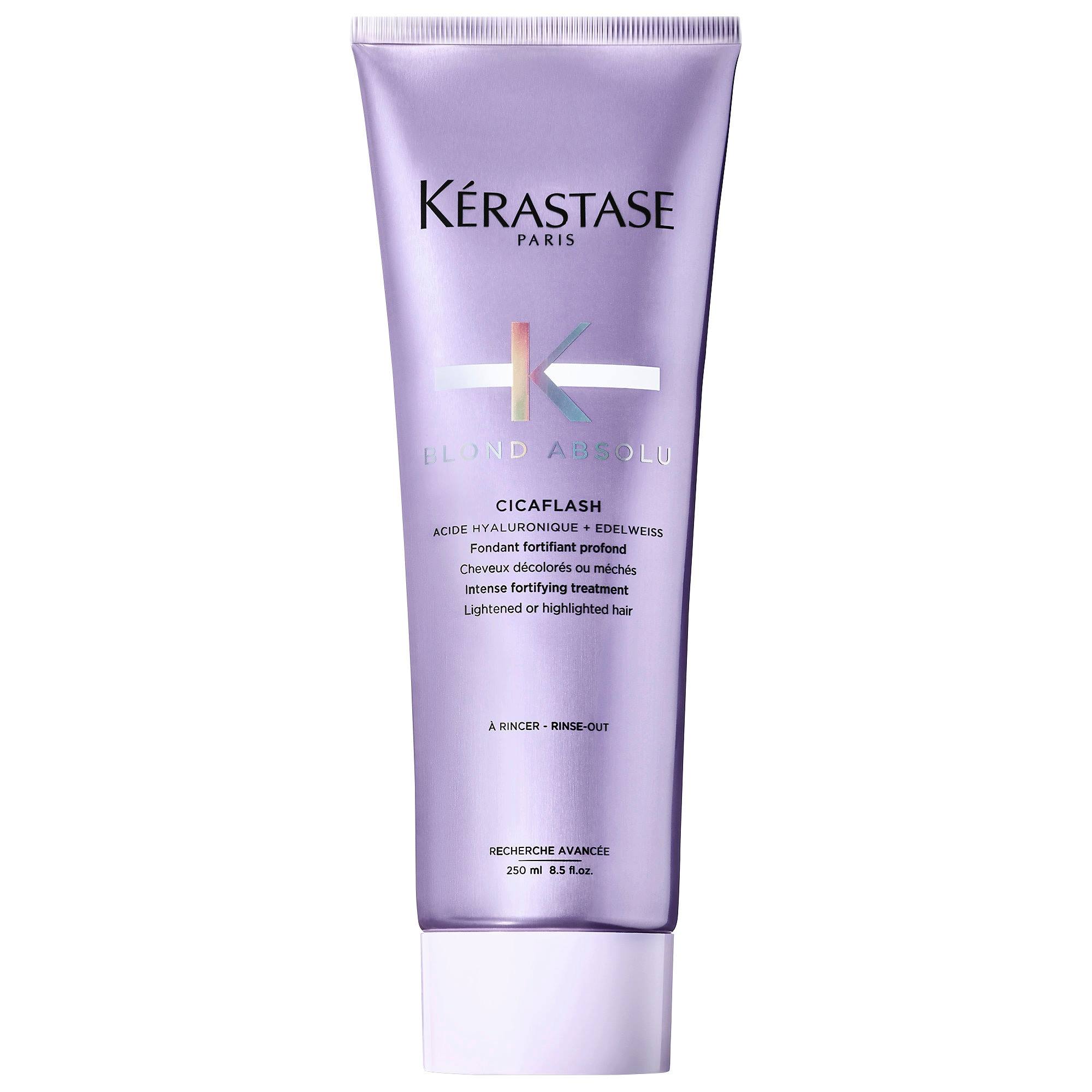 Kérastase Facebook ad: Guard your blonde & restore shine.