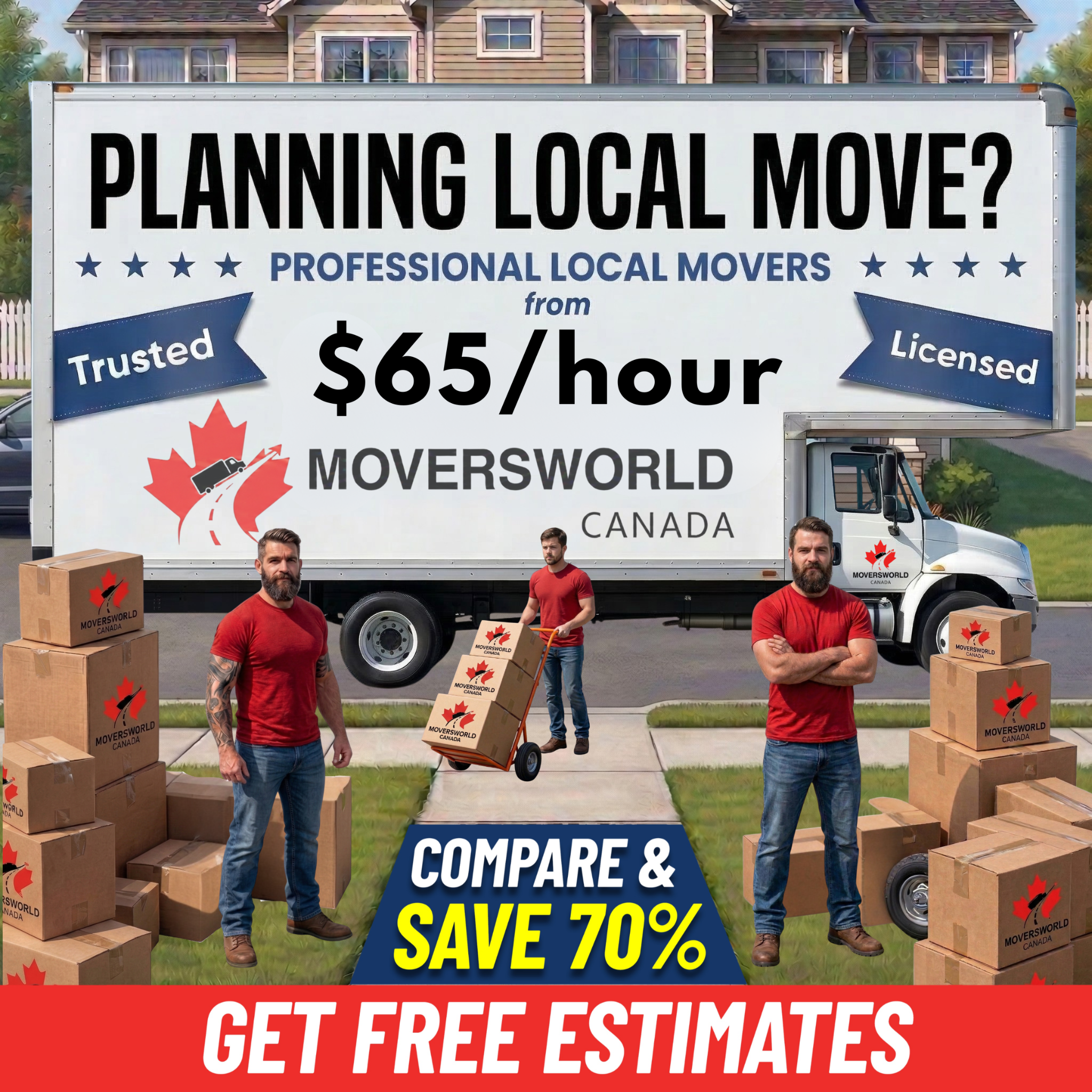 Movers World Facebook ad