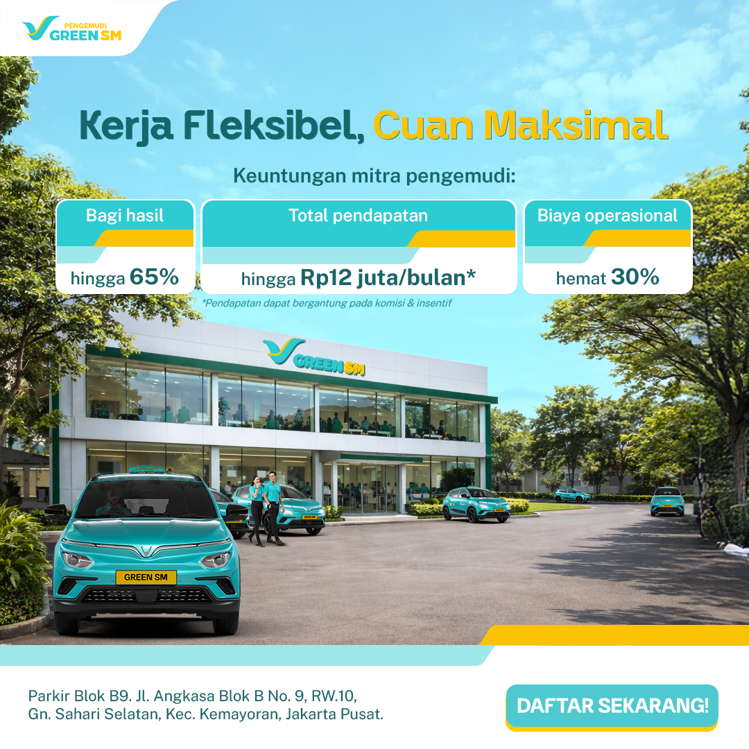 Pengemudi Green SM Facebook ad: Bagi hasil hingga 65%