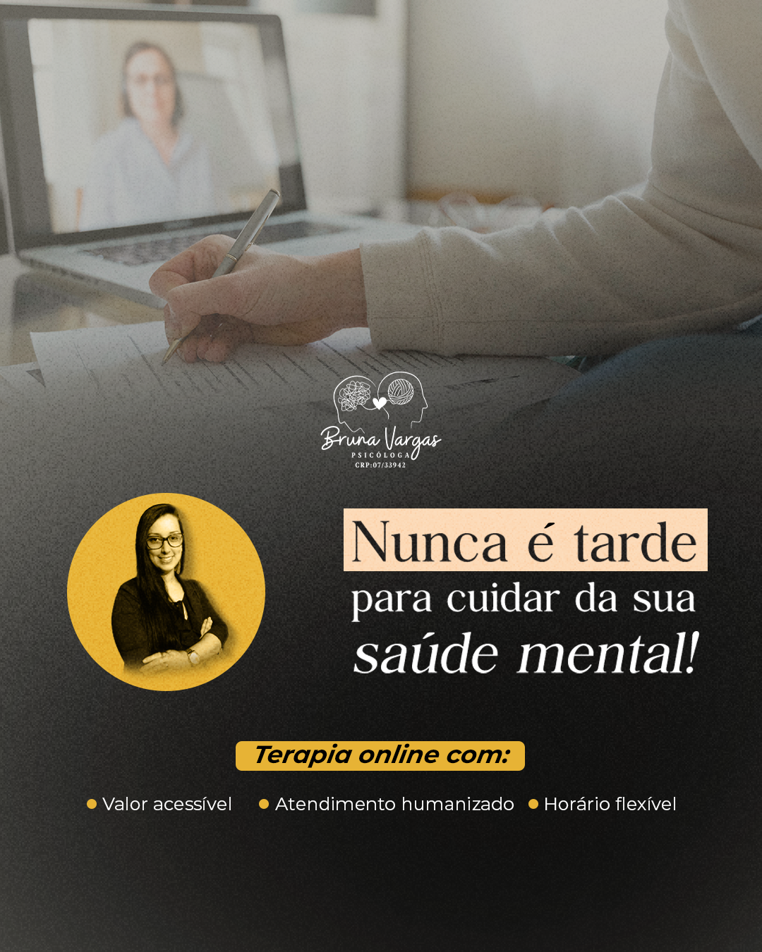 Bruna Vargas Psicóloga Facebook ad from Mar 16, 2026