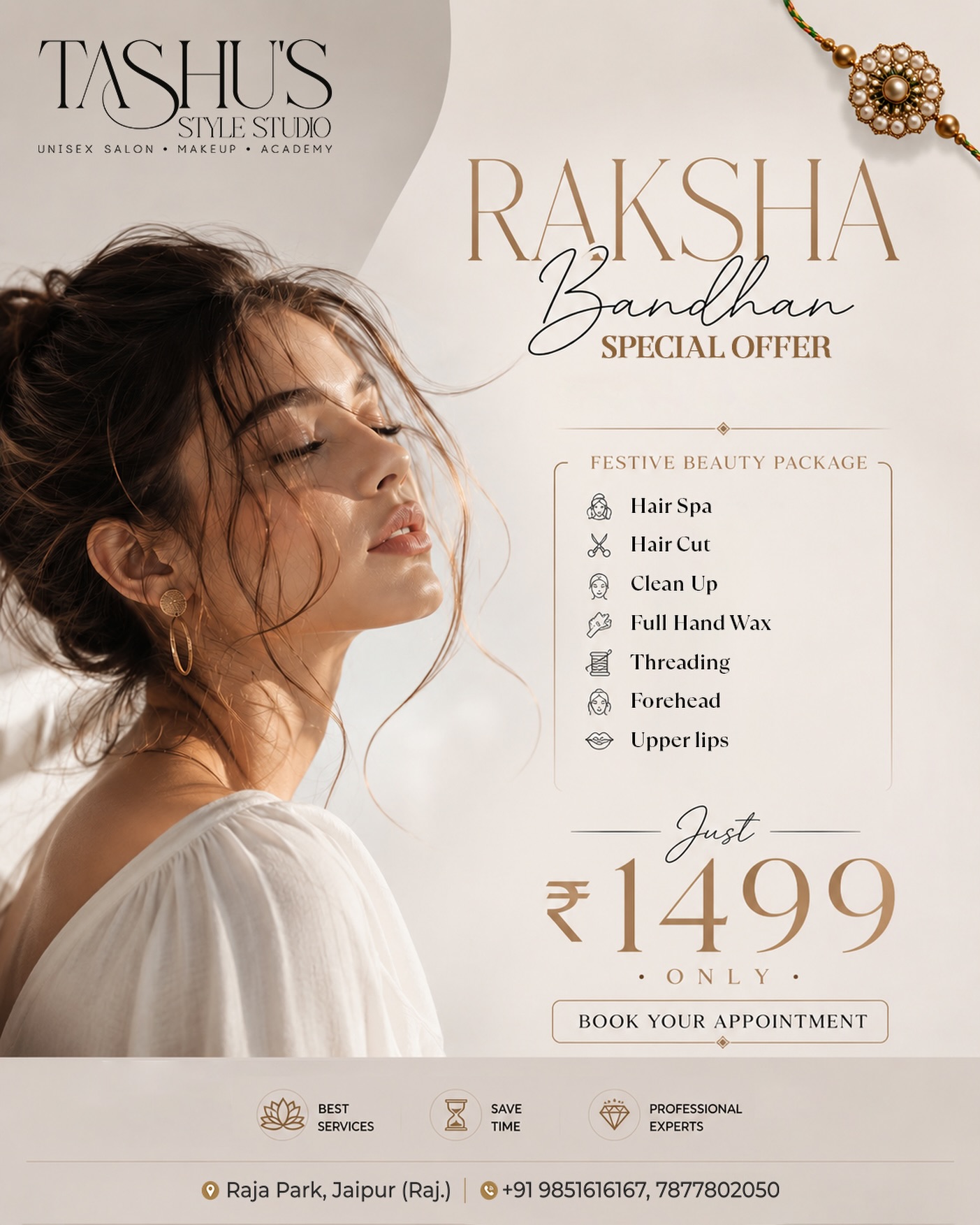 Tashu Style Studio Jaipur Facebook ad