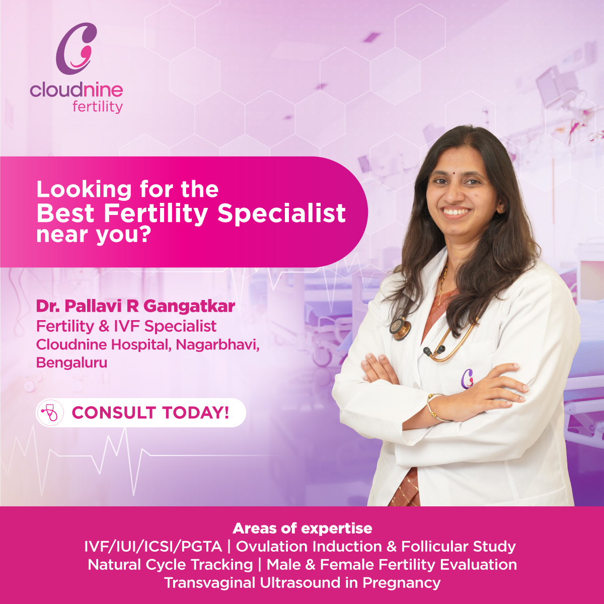 Cloudnine Fertility & IVF Center - Nagarabhavi Facebook ad from Nov 3, 2025
