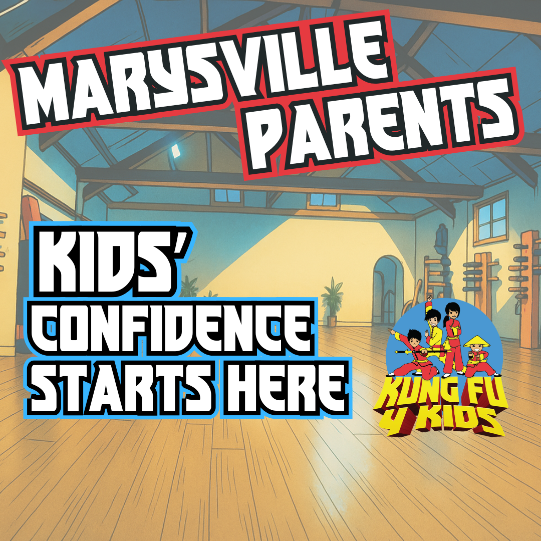 Marysville Martial Arts - Kung Fu 4 Kids Facebook ad: Kids' Confidence Starts Here!