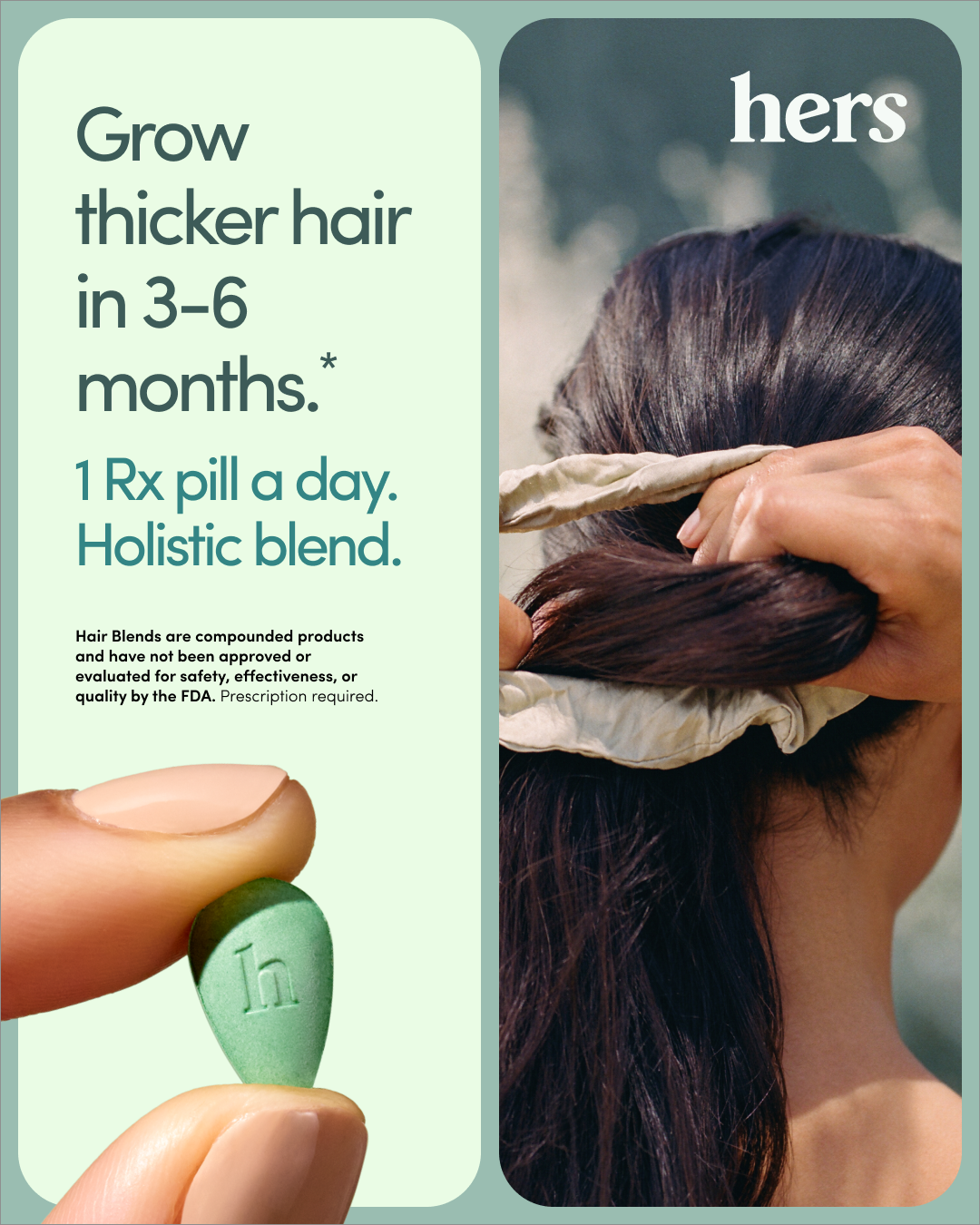 Hers Facebook ad: Find My Personalized Treatment