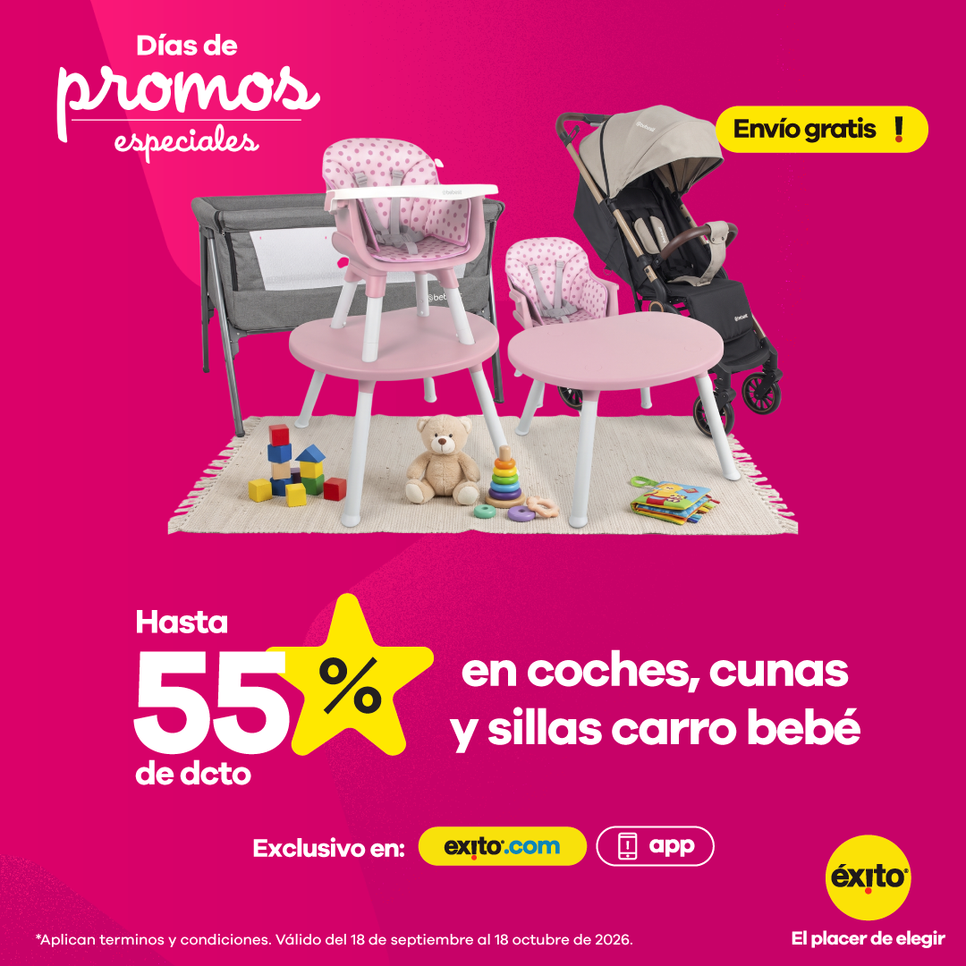 Moda Éxito Facebook ad: Ofertas para tu bebé