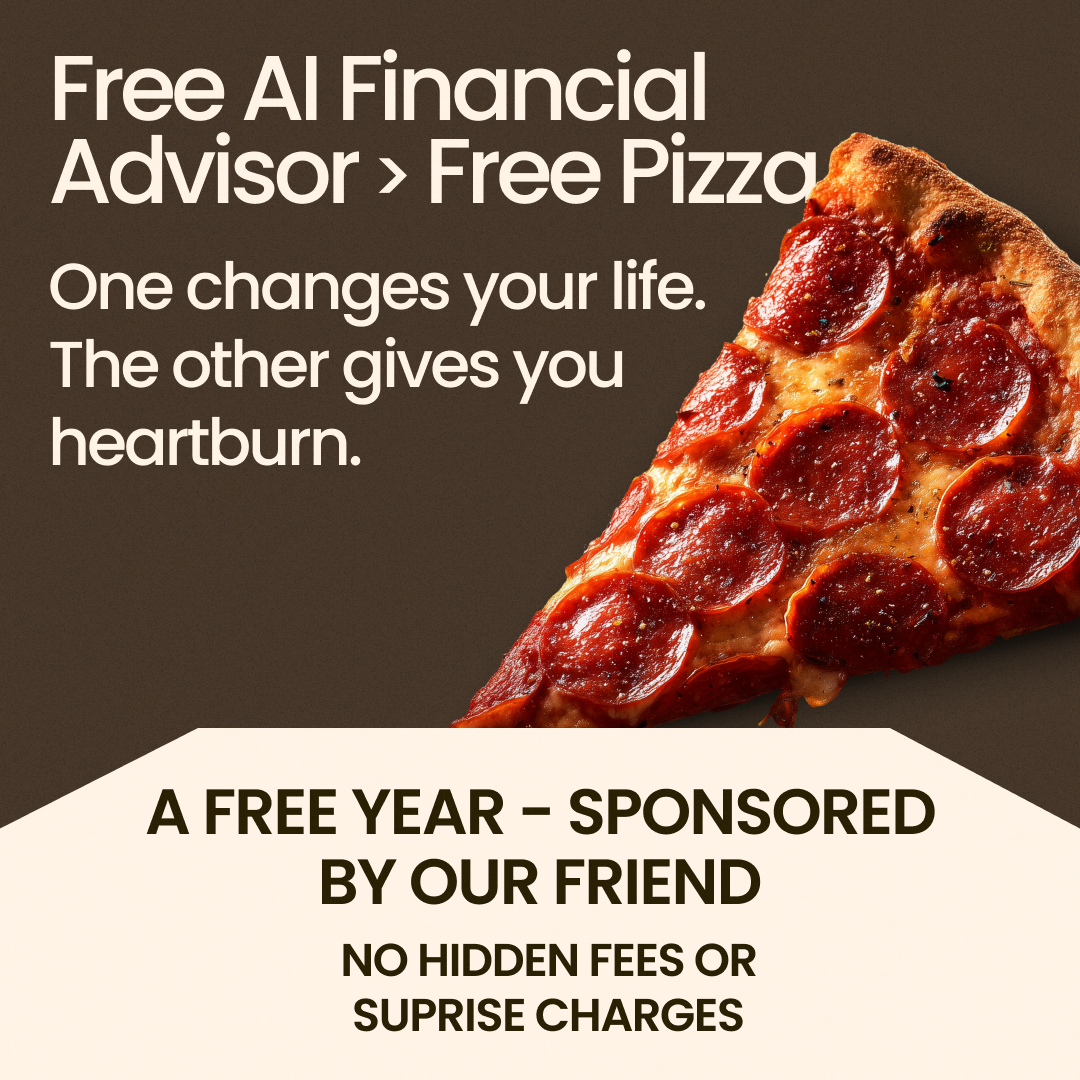PortfolioPilot Facebook ad: Free AI Advisor Beats Free Pizza