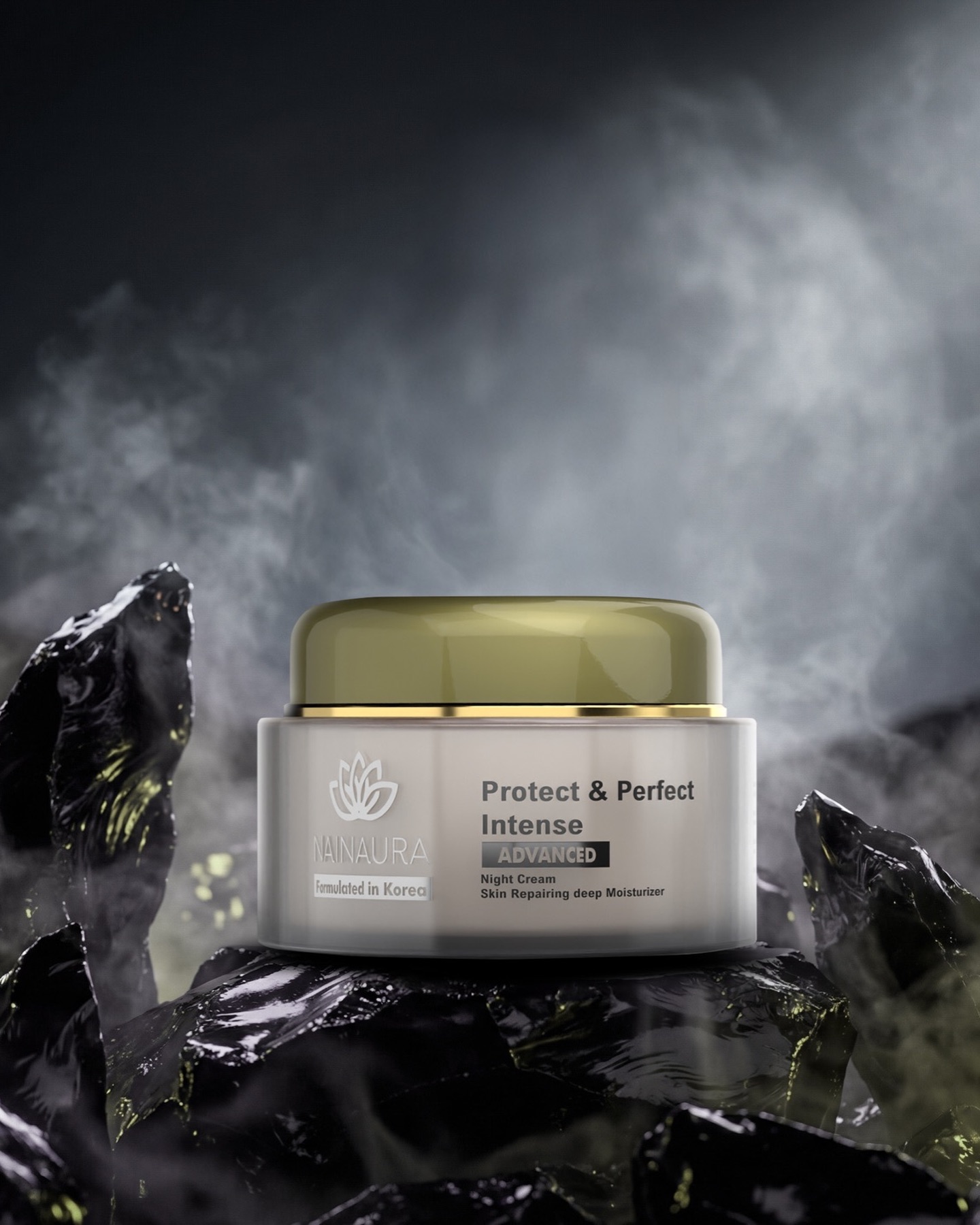 NainAura Facebook ad: A premium skincare collection designed to cleanse, protect…