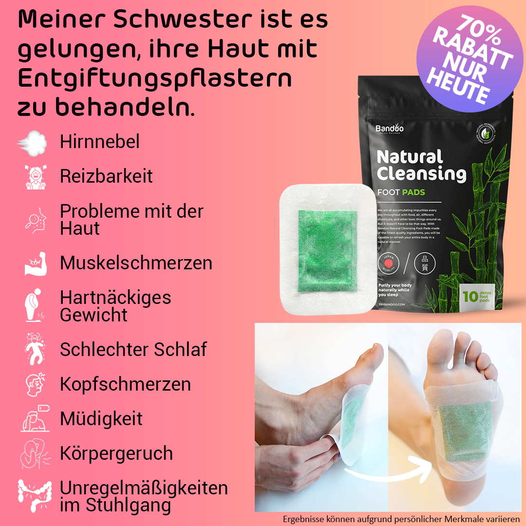 Natürliche Detox-Pflaster Facebook ad