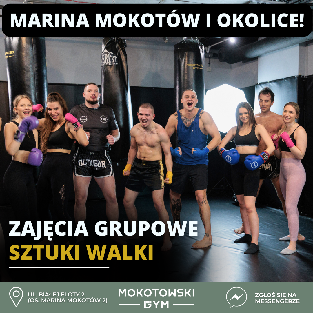 Mokotowski Gym Facebook ad: Zapisz się