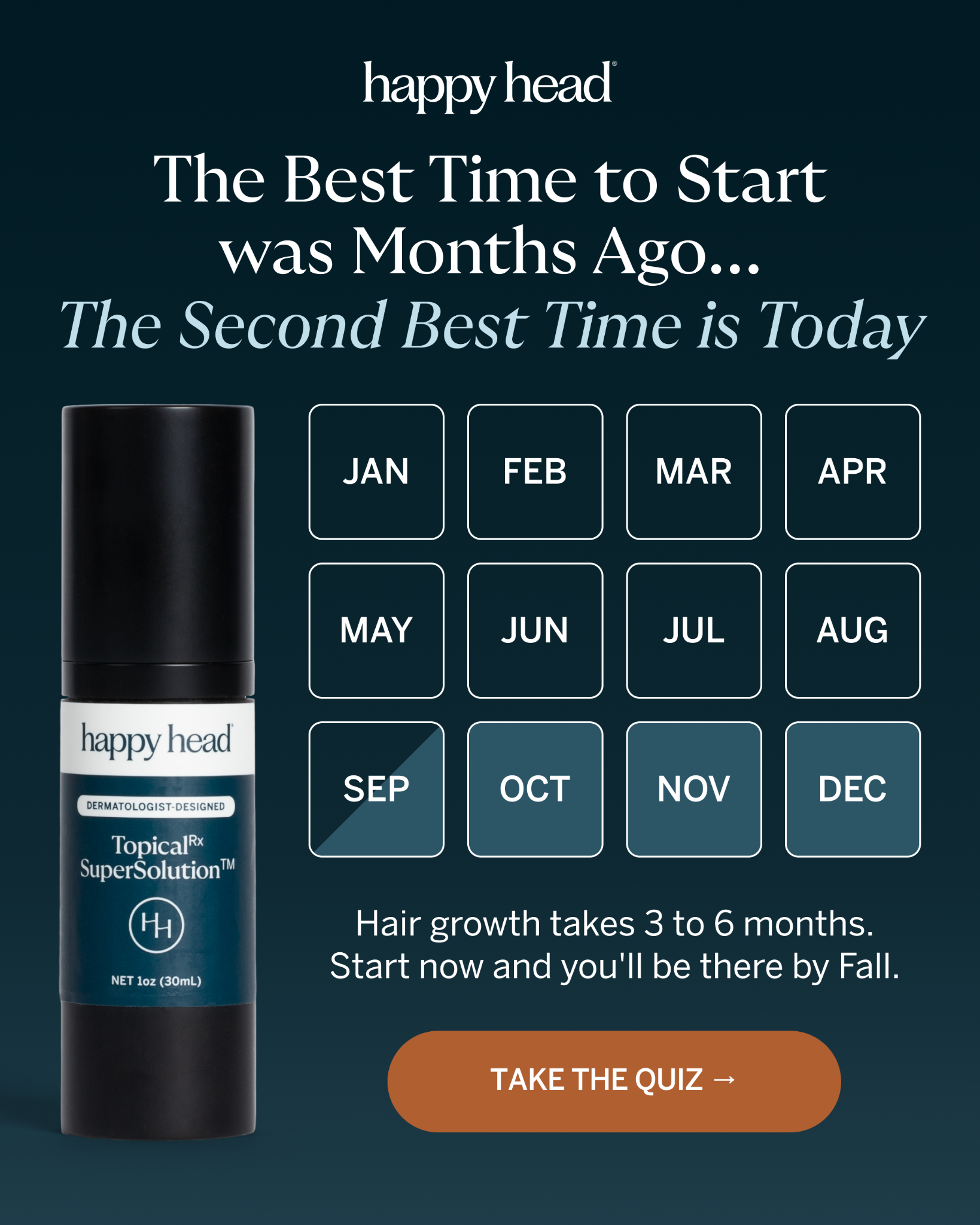 Happy Head Facebook ad: LIMITED TIME: First order as low as $49