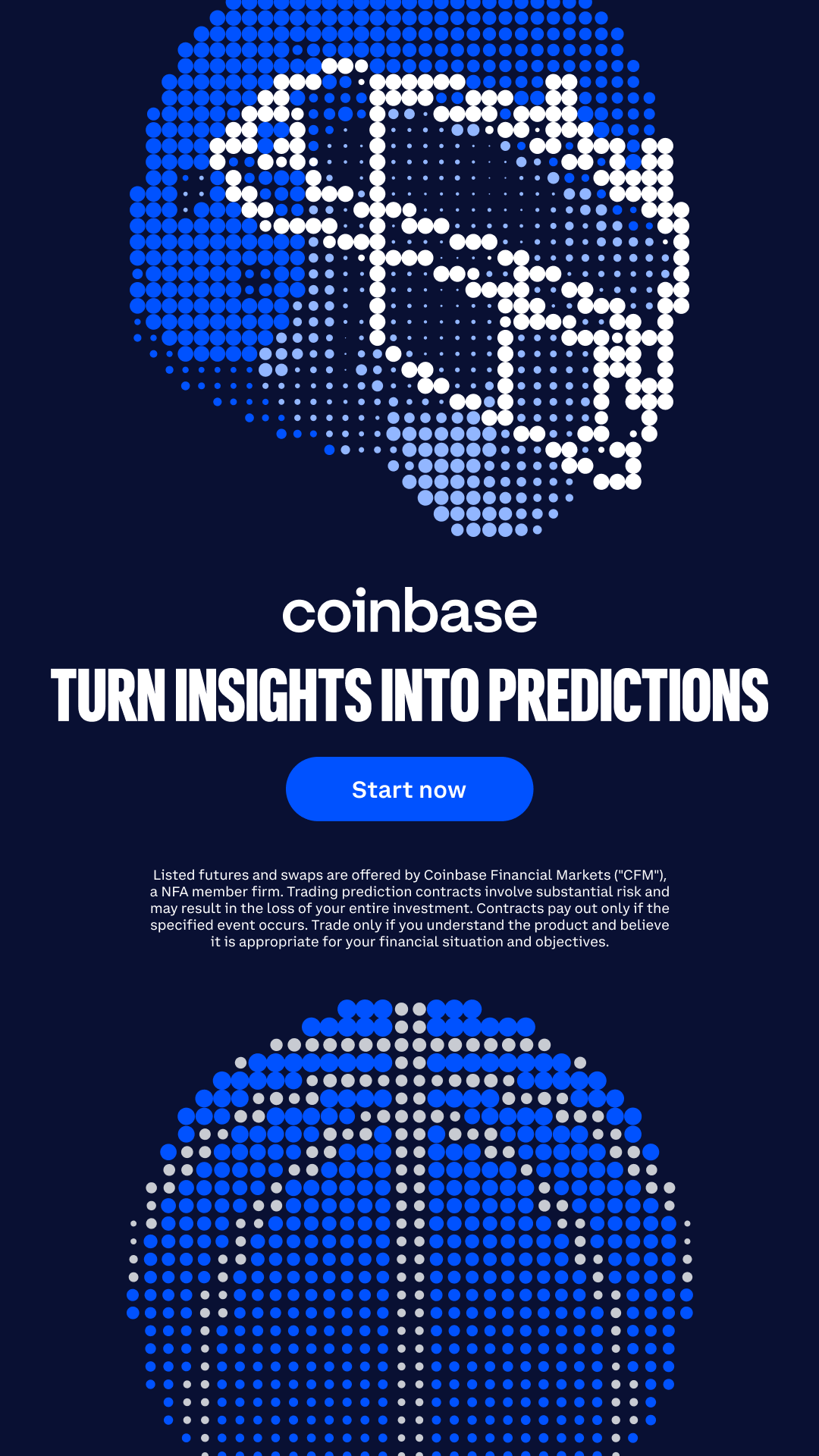 Coinbase Facebook ad