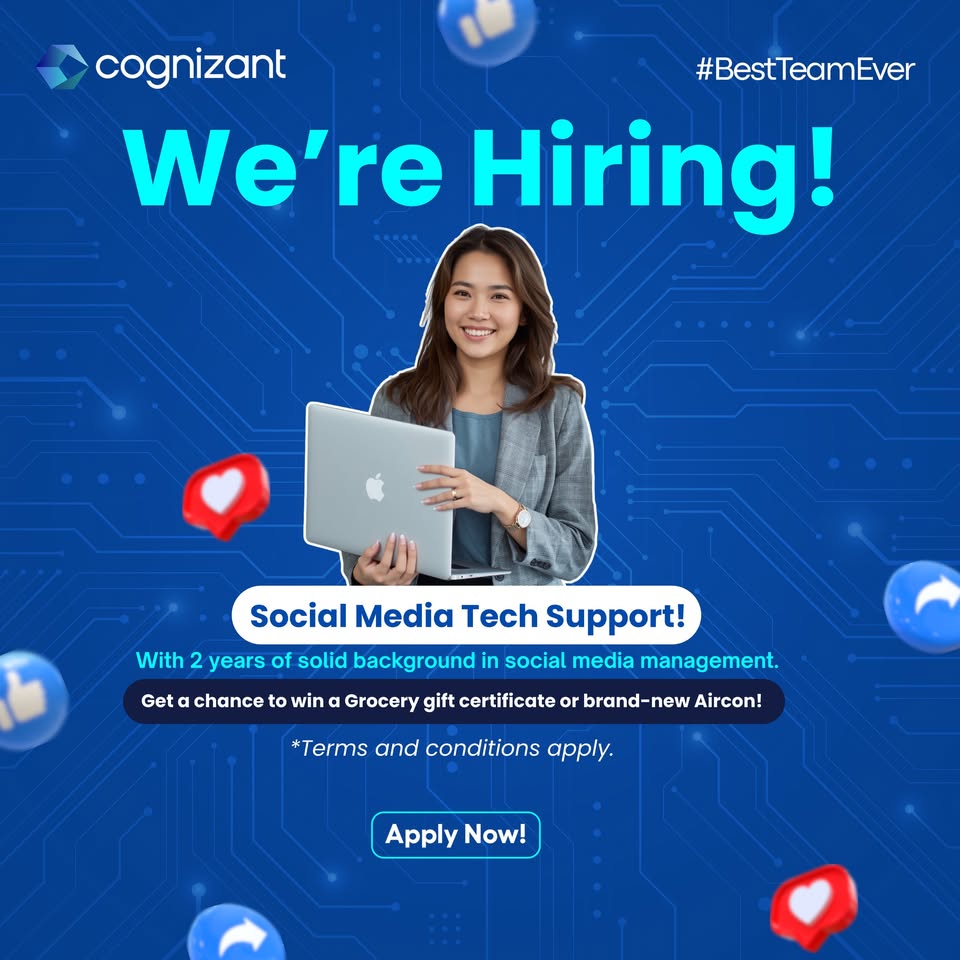 Cognizant Philippines Facebook ad