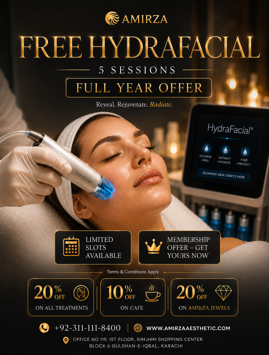 Amirza Aesthetic Clinic Facebook ad: EID Luxury Membership Ending Soon at Amirza Aesthetics