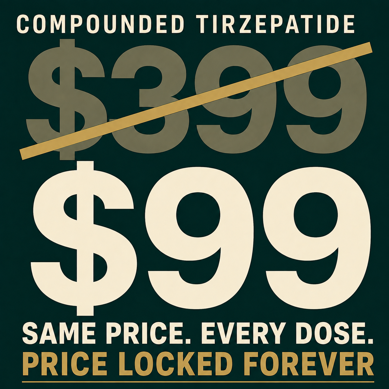 Dad Club Co. Facebook ad: Tirzepatide just $99/month