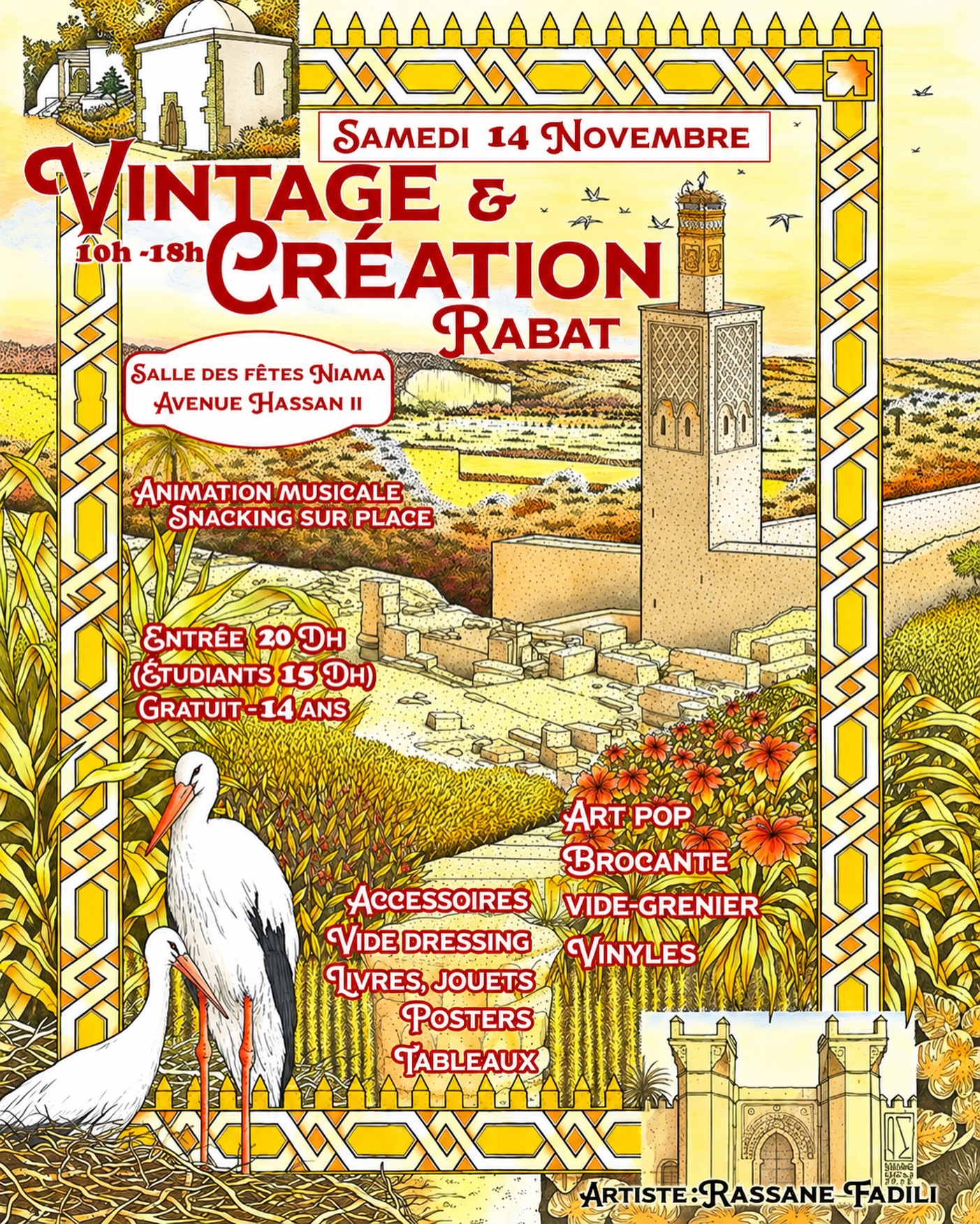 Vintage et créations Facebook ad: LE GRAND MARCHÉ VINTAGE & CRÉATION REVIENT À…