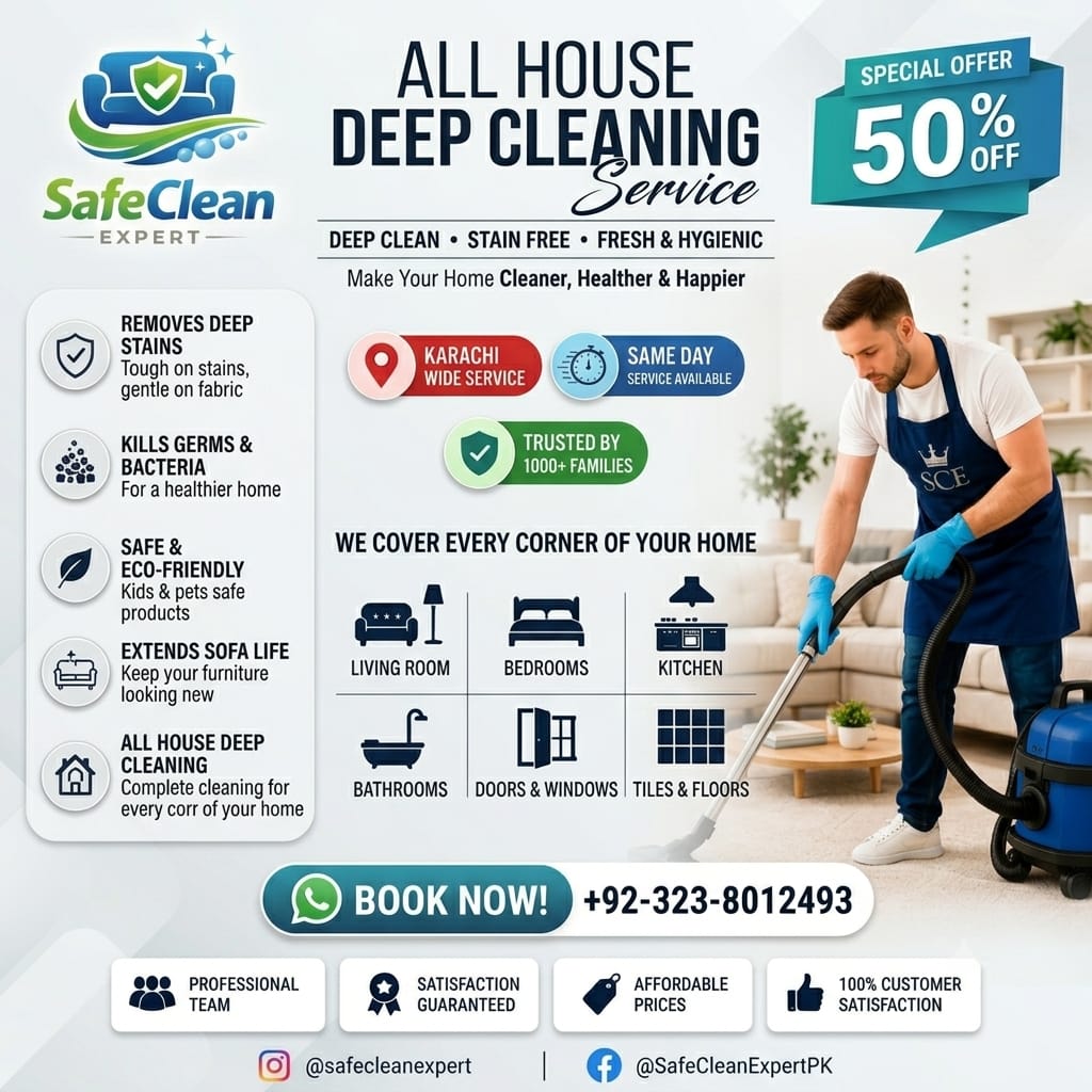 Safe Clean Expert Facebook ad