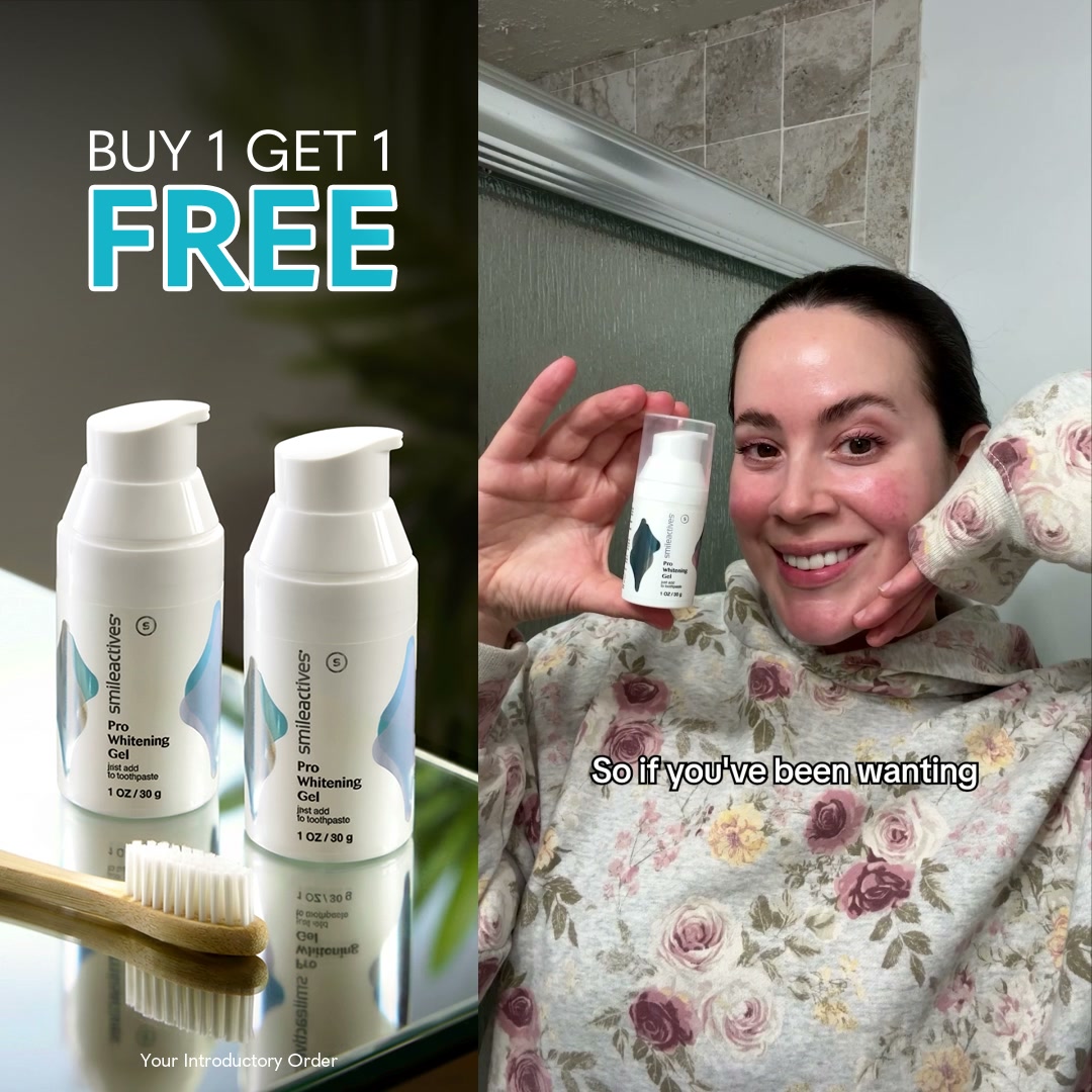 smileactives Facebook ad: BUY 1, GET 1 FREE!