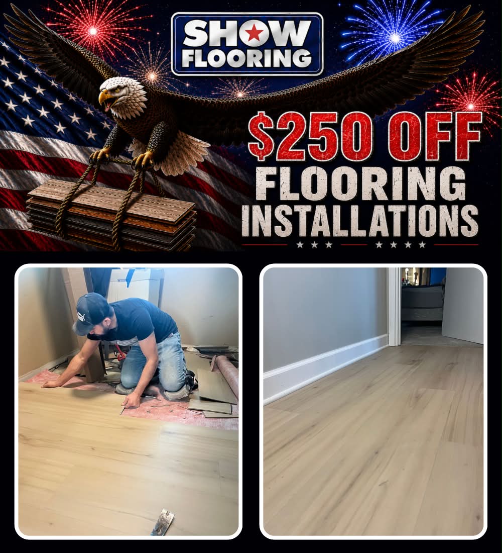 Show Flooring Facebook ad