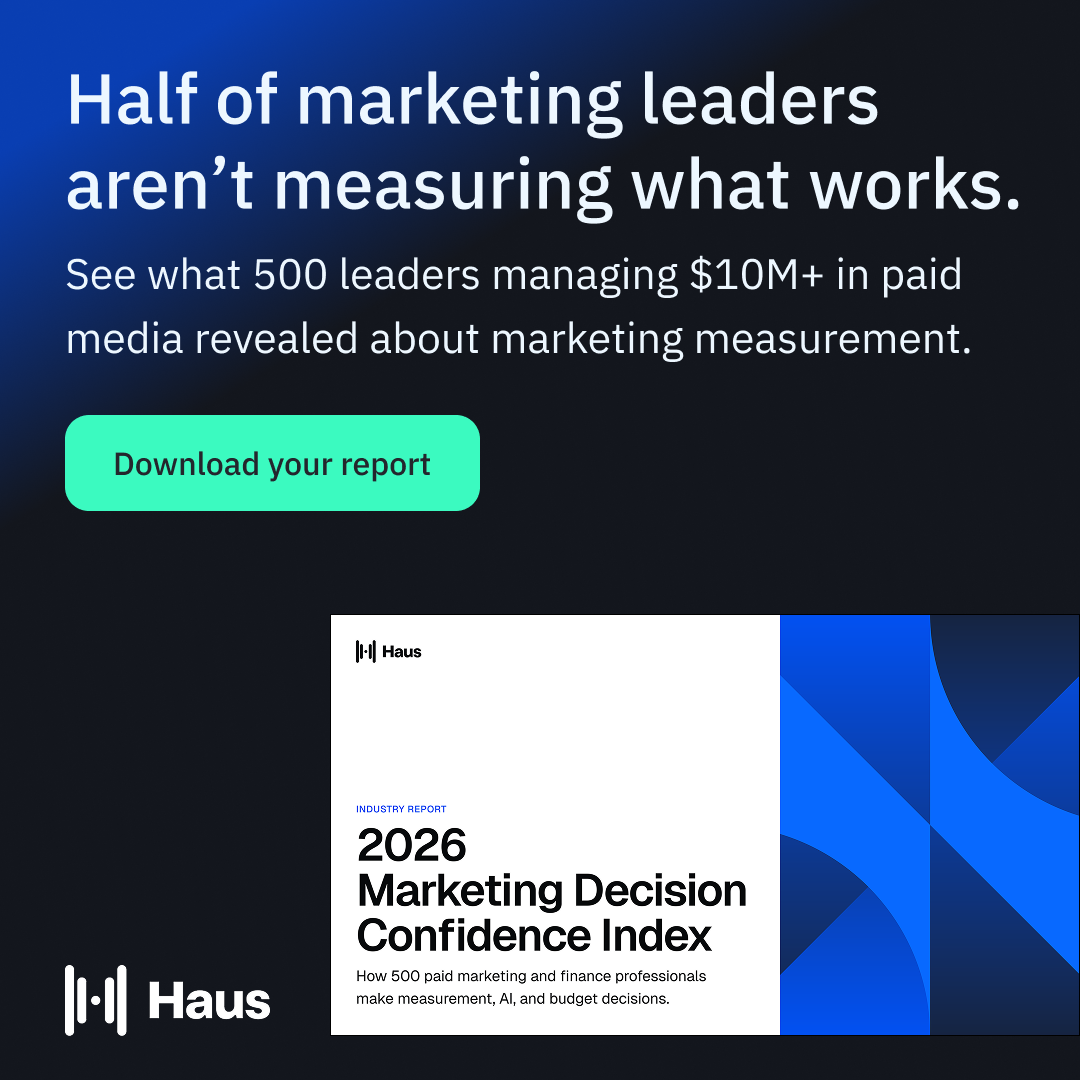 Haus Facebook ad: Insights from 500 senior leaders.