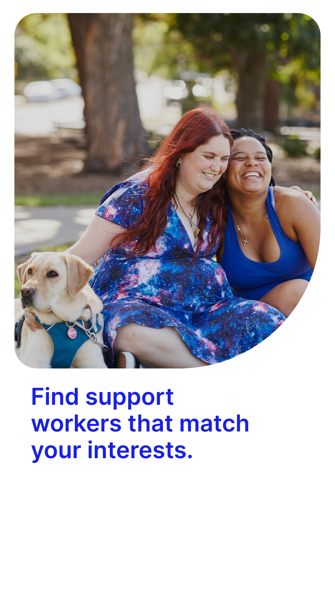 Hireup Facebook ad