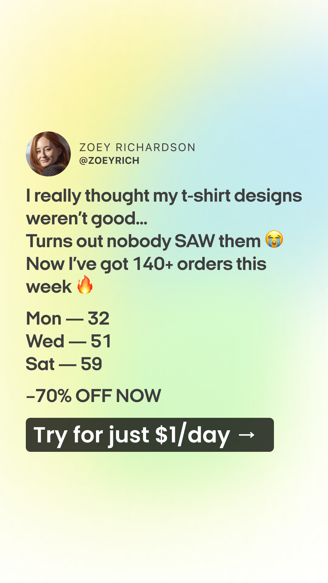 Zeely Facebook ad