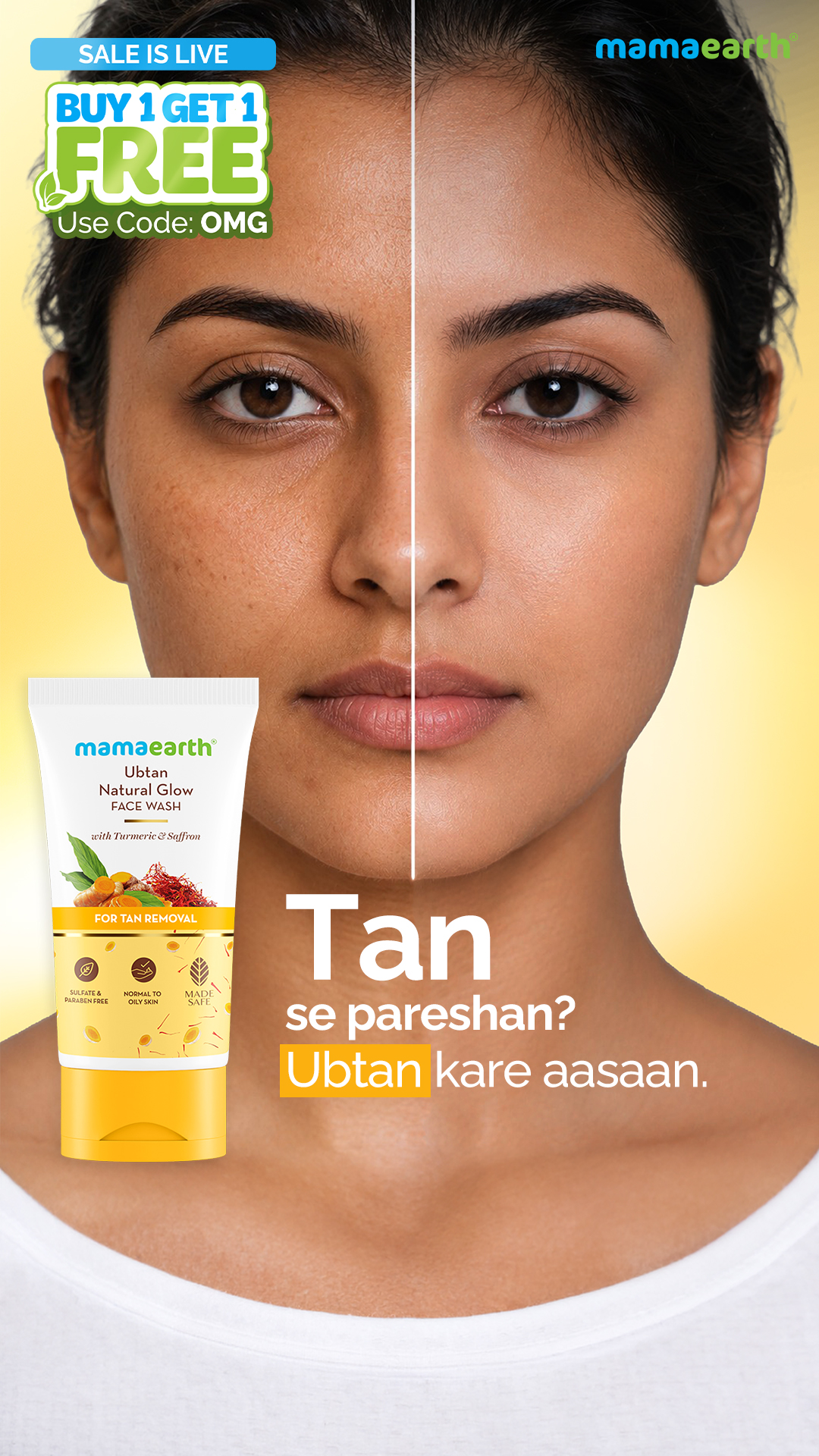 Mamaearth Facebook ad