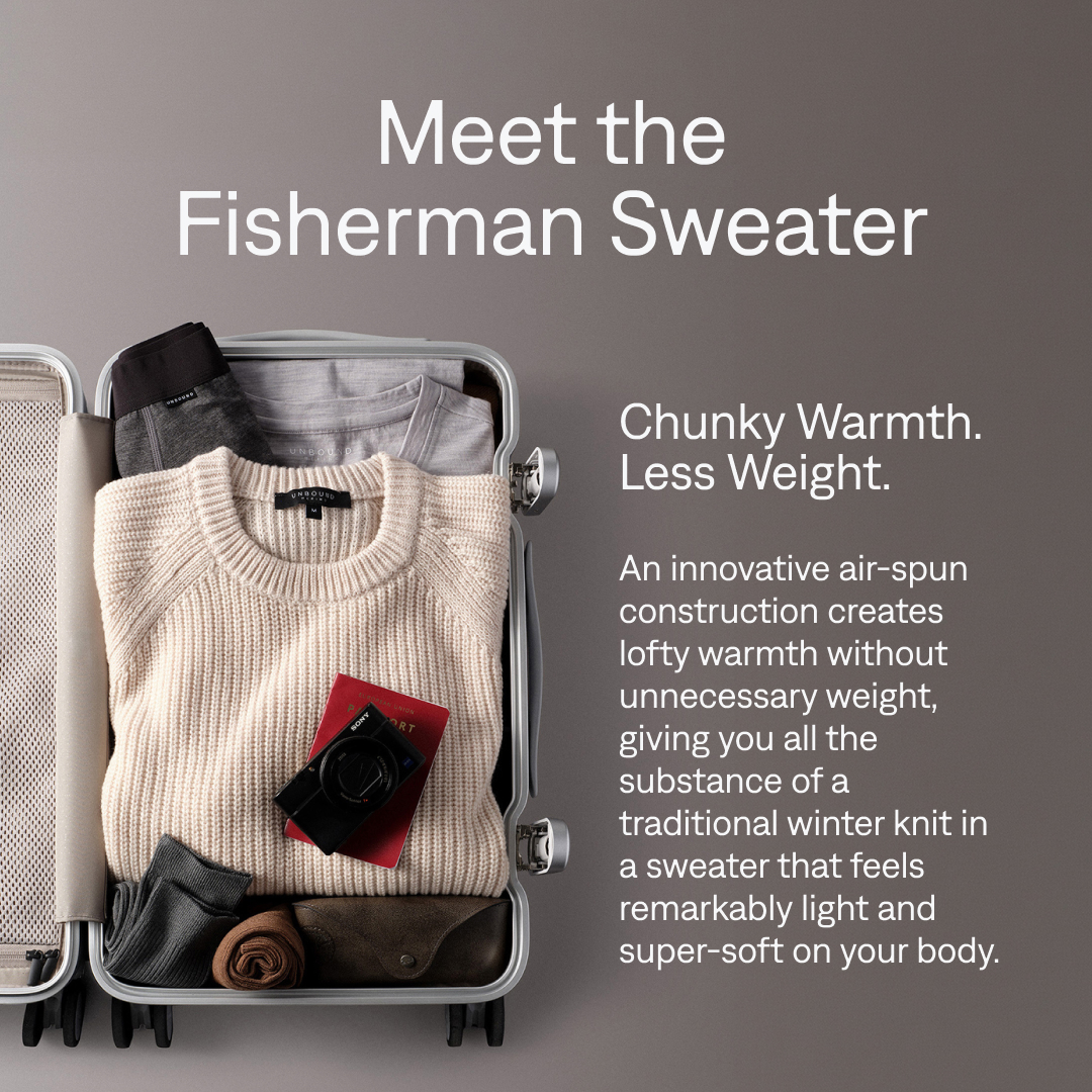 Unbound Merino Facebook ad: Wear It Everywhere.