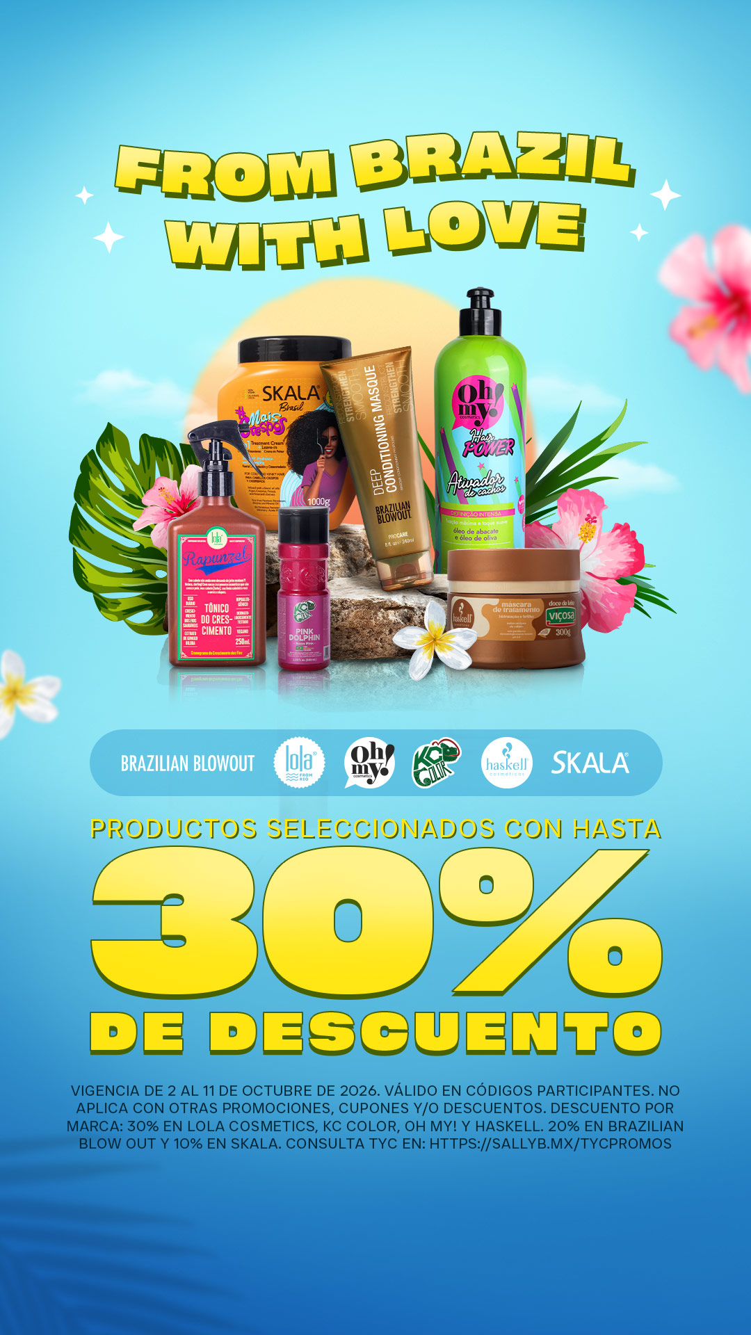 Sally México Facebook ad: 30% Off