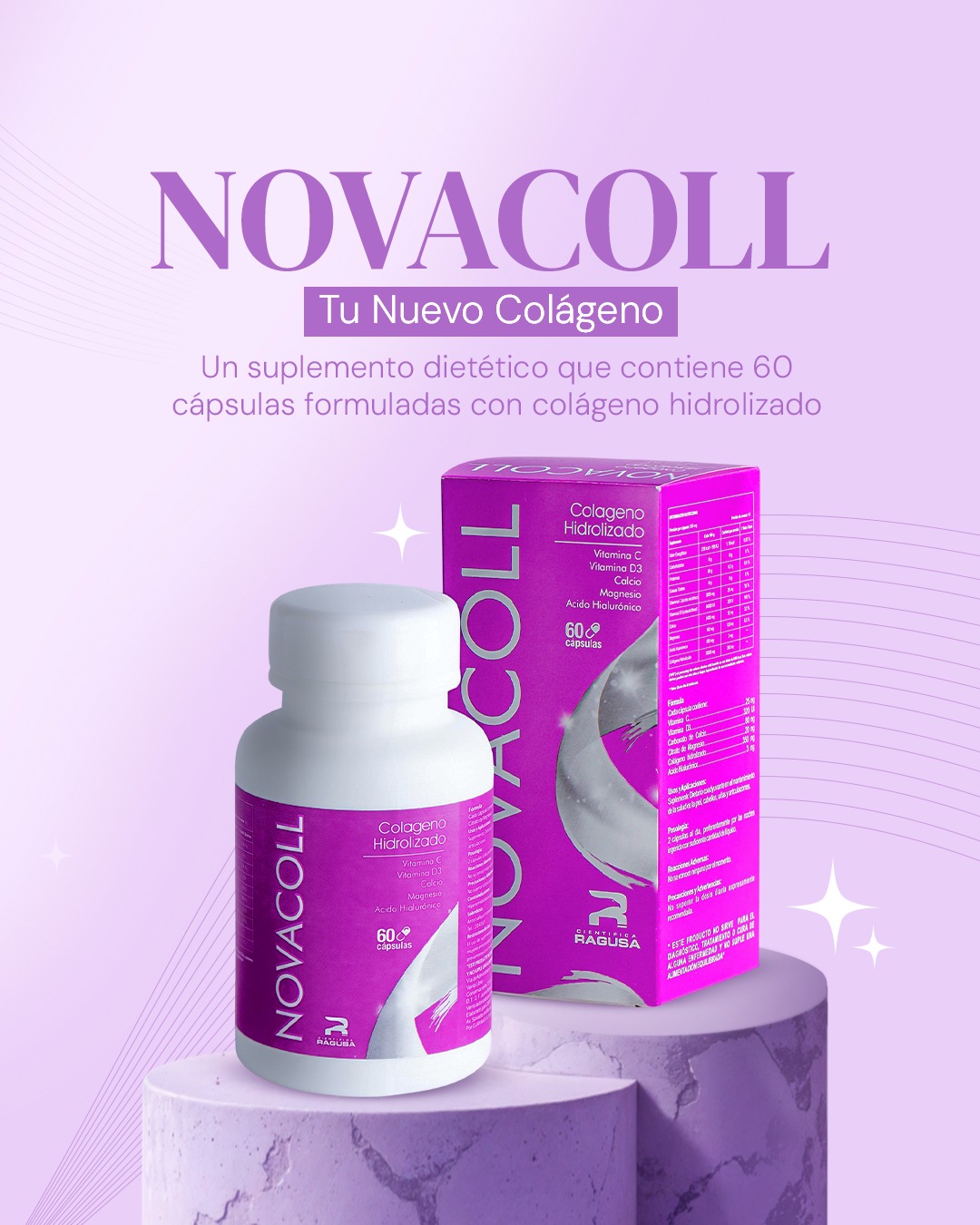 Novacoll Paraguay Facebook ad: ¡Descubrí Novacoll!