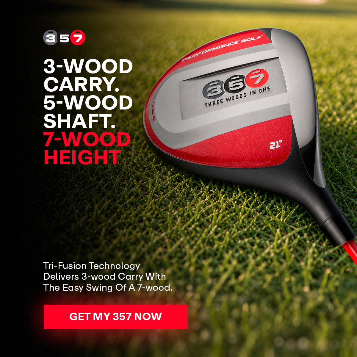 Performance Golf Facebook ad