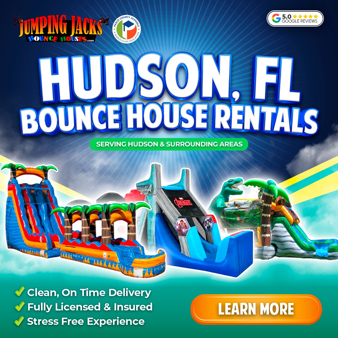 Jumping Jacks Bounce Houses Facebook ad: SAVE YOUR DATE NOW!