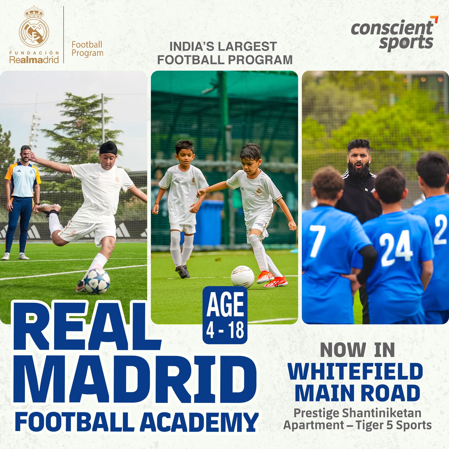 RMF India - Partner Conscient Sports Facebook ad