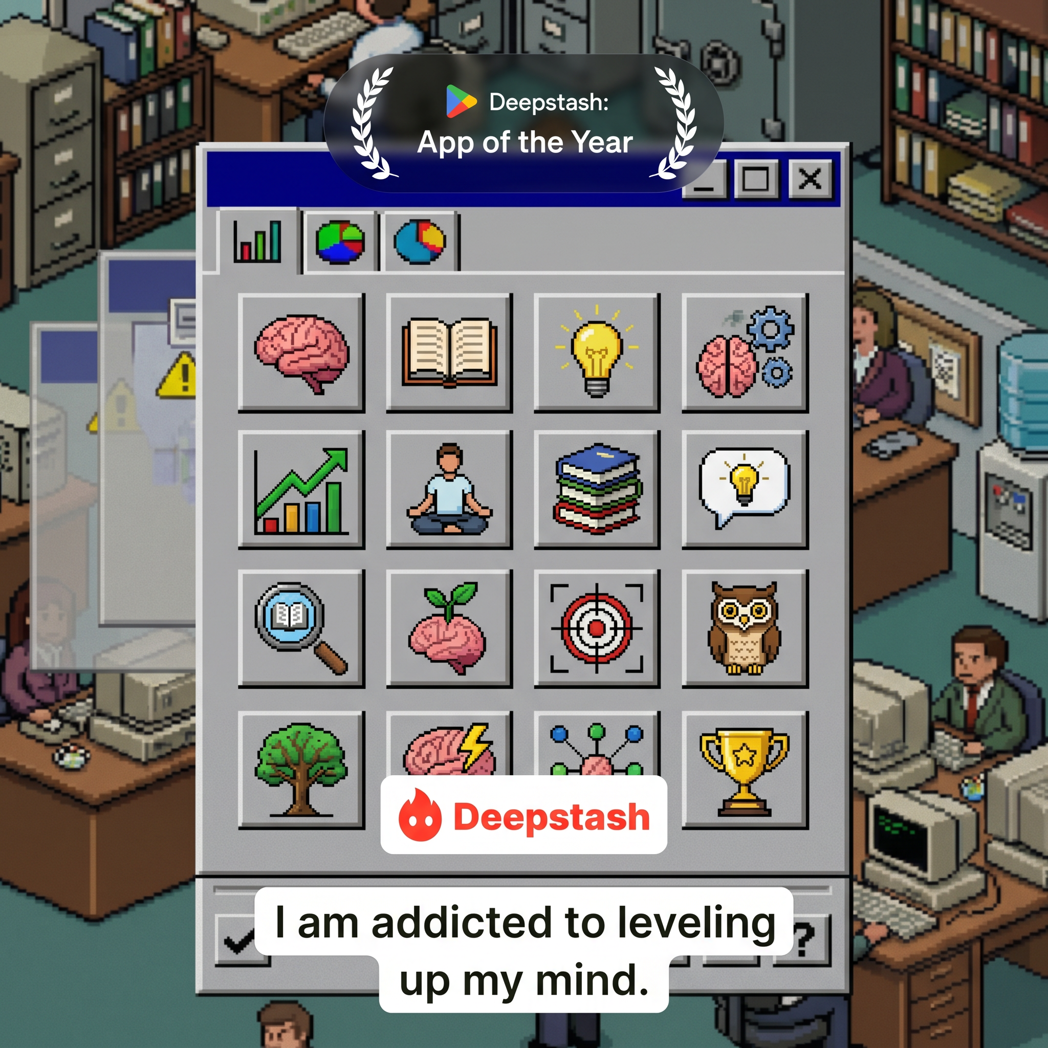 Deepstash Facebook ad