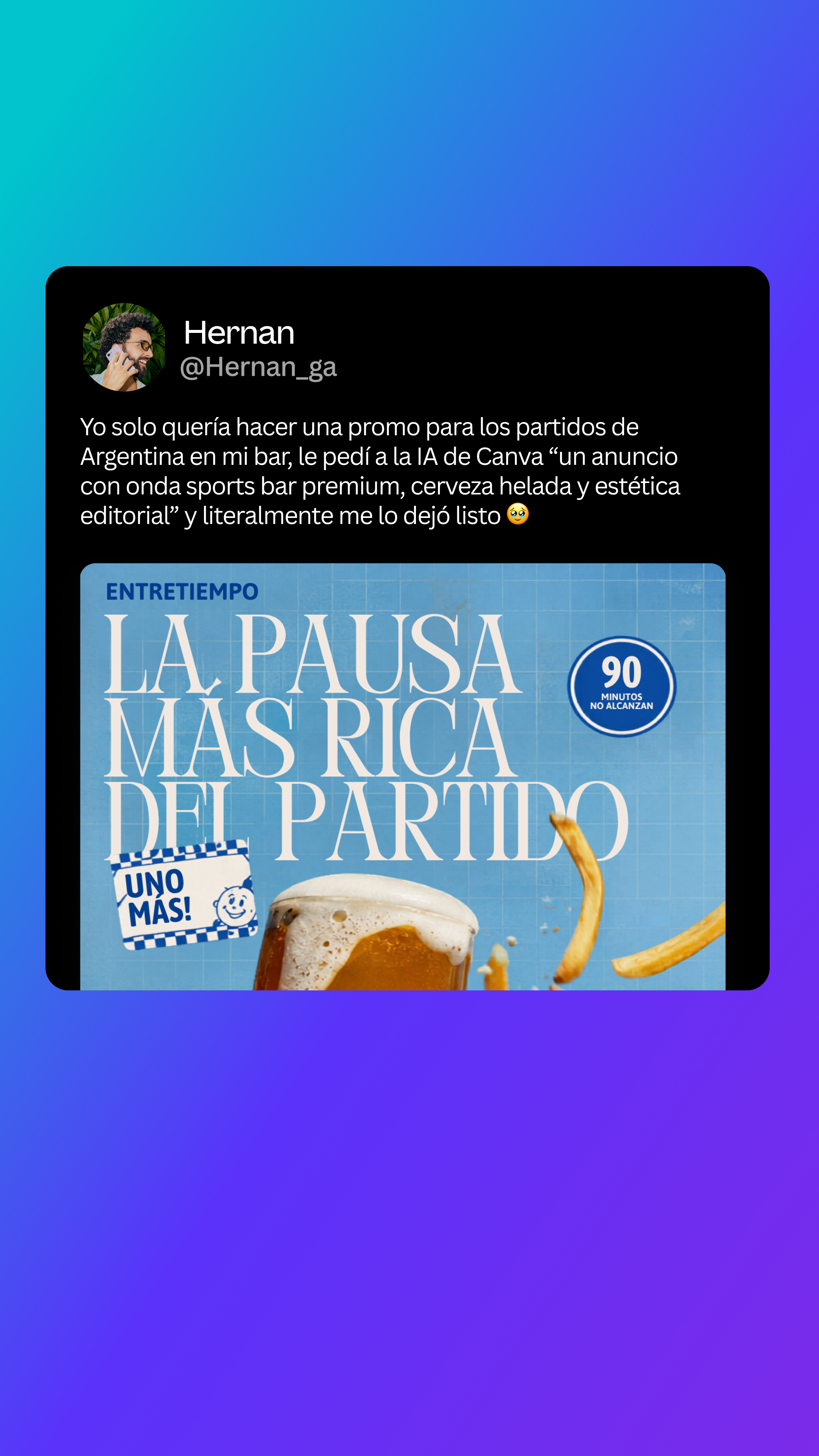 Canva Mexico Facebook ad