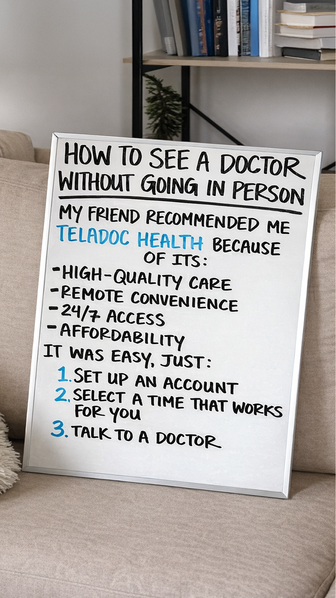Teladoc Health Facebook ad